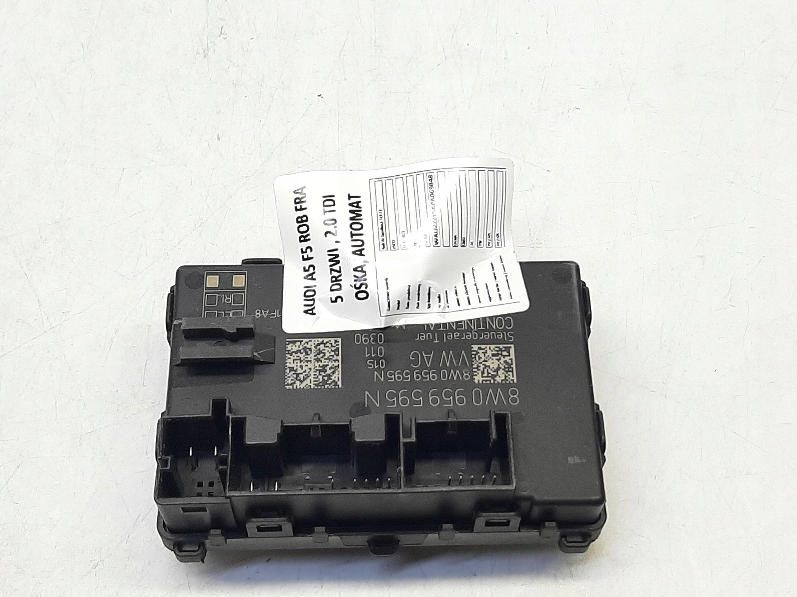 AUDI A5 SPORTBACK II LIFT 2021- MODUŁ STEROWNIK DRZWI PRAWY TYŁ 8W0959595N