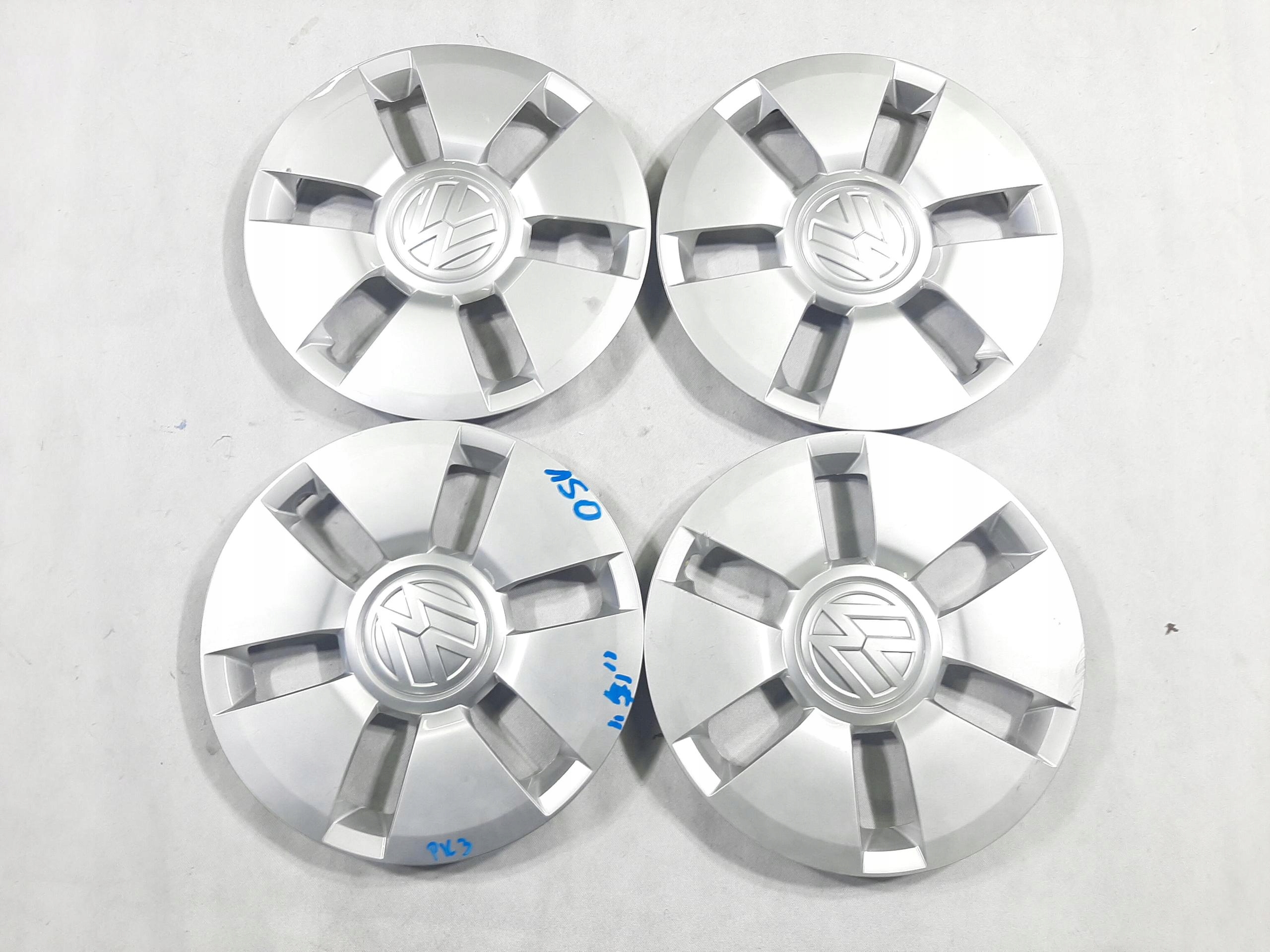 VW VOLKSWAGEN KOŁPAK KOŁPAPKI 14" KOMPLET ORYGINAŁ 1S0601147