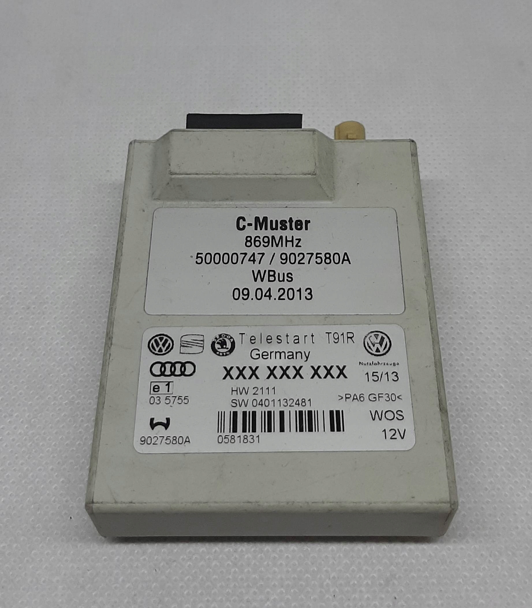 VW Skoda Seat Sterownik TELESTART T91R