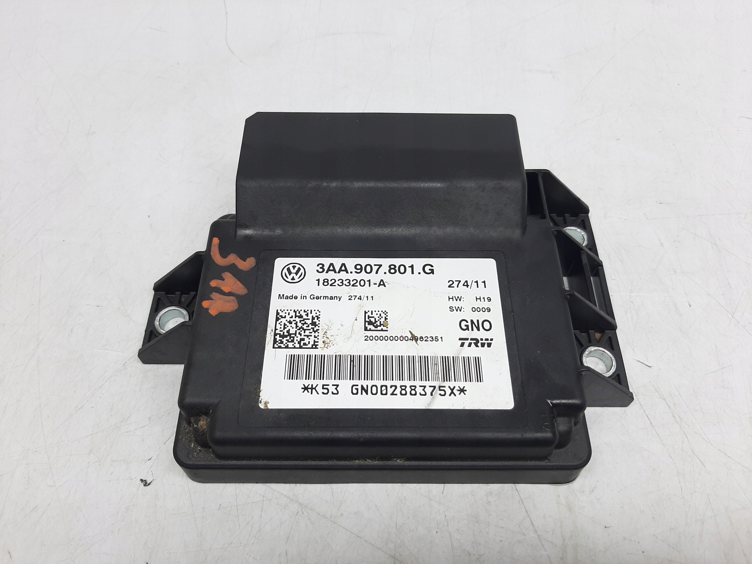 VW PASSAT B7 VARIANT MODUŁ STEROWNIK HAMULCA RĘCZNEGO 3AA907801G