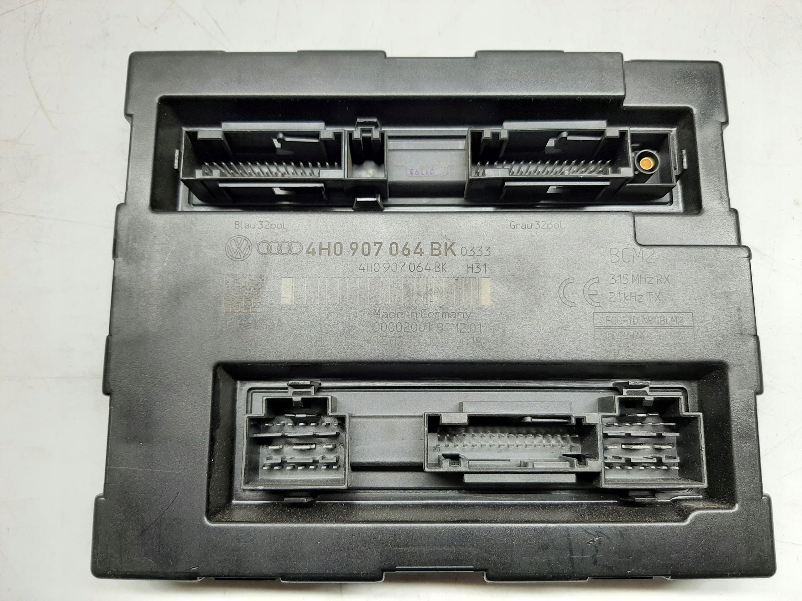 VOLKSWAGEN TOUAREG II 2010- MODUŁ KOMFORTU STEROWNIK BCM 4H0907064BK