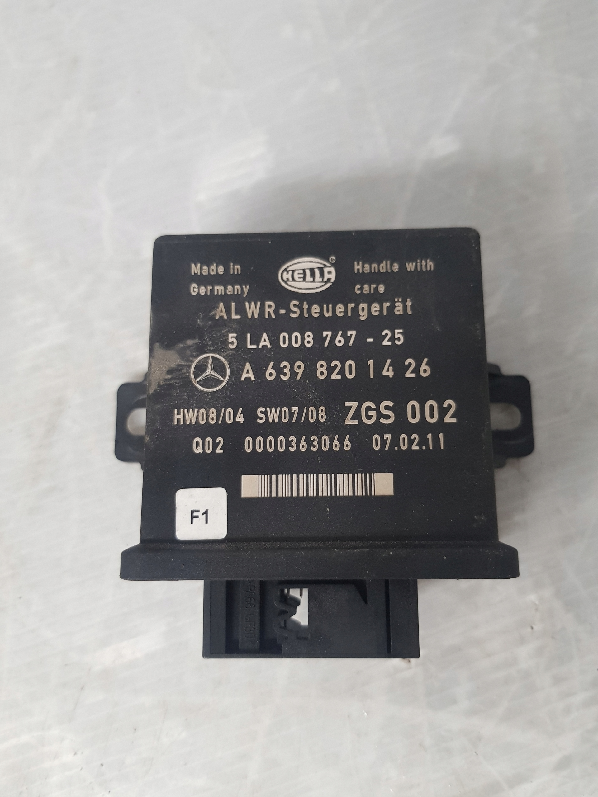 MERCEDES-BENZ VITO VIANO 03- W639 STEROWNIK MODUŁ ŚWIATEŁ A6398201426