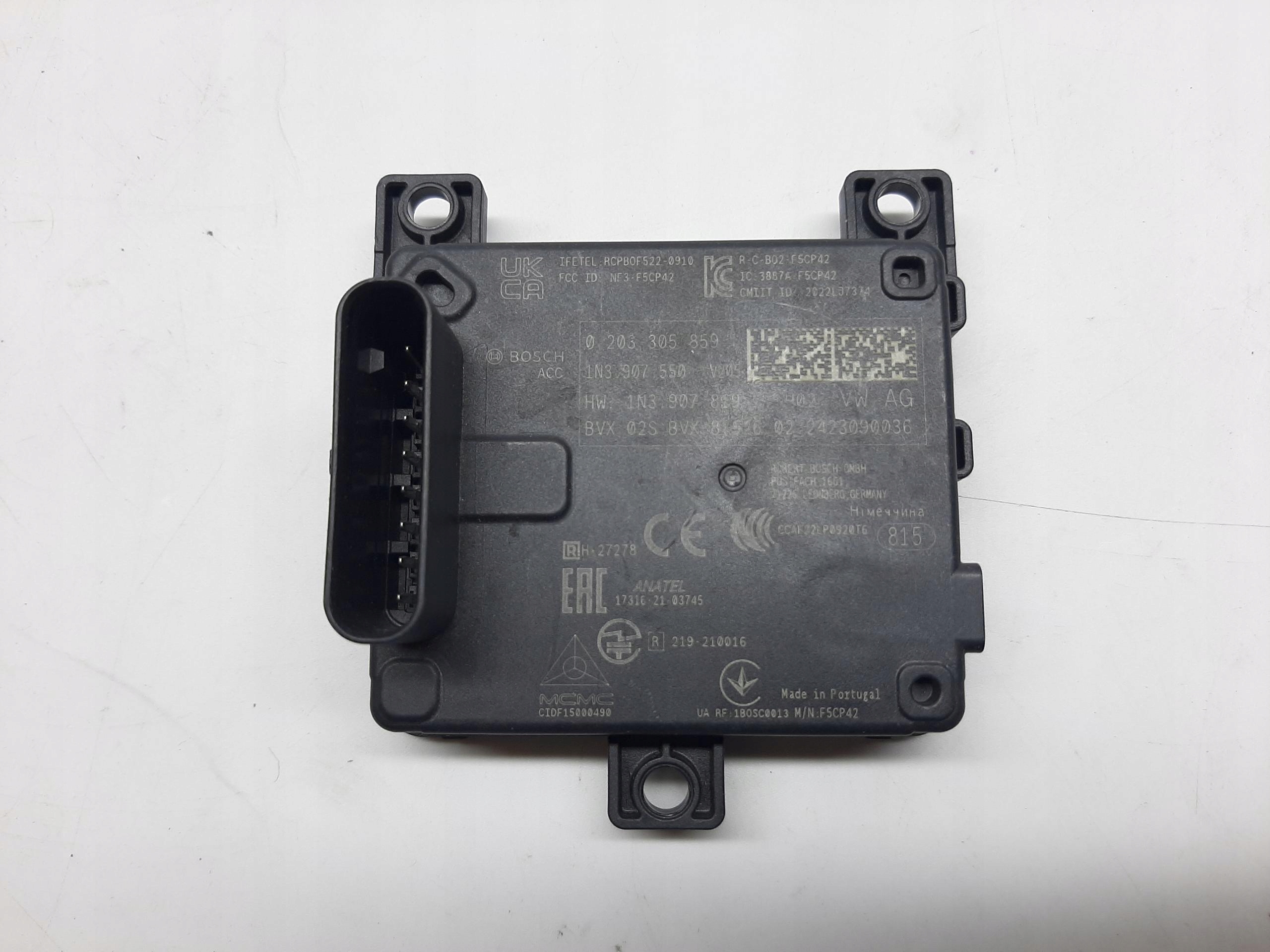 SKODA SUPERB IV RADAR SENSOR DISTRONIC ACC 1N3907819