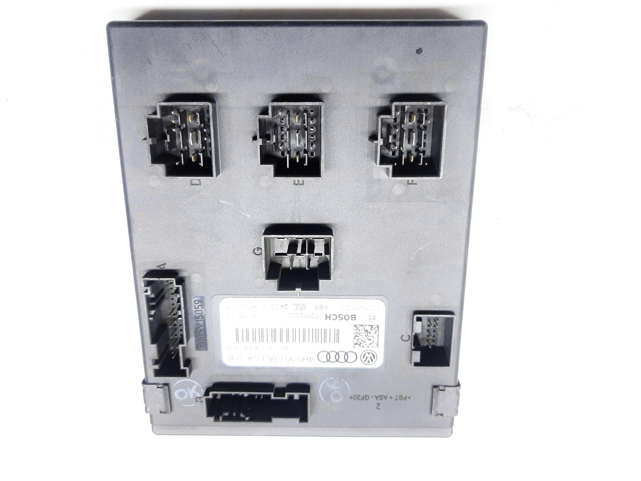 AUDI A6 C7 2011- MODUŁ KOMFORTU STEROWNIK BCM 4H0907063CA