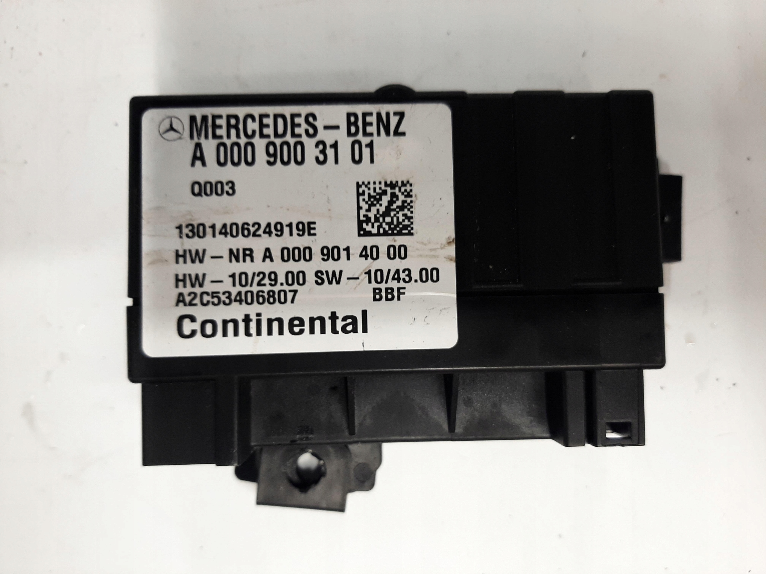 MERCEDES-BENZ VITO VIANO 03- W639 STEROWNIK MODUŁ POMPY PALIWA A0009003101