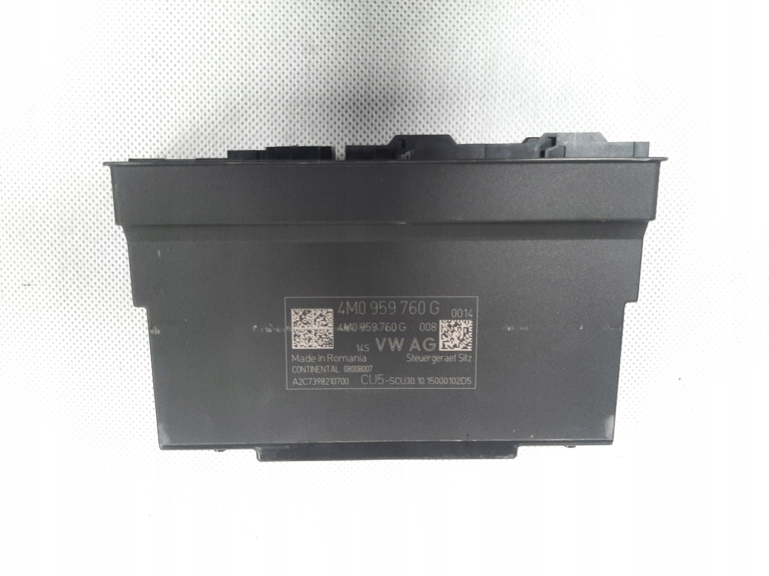 AUDI Q7 4M STEROWNIK MODUŁ SIEDZENIA FOTELA 4M0959760G