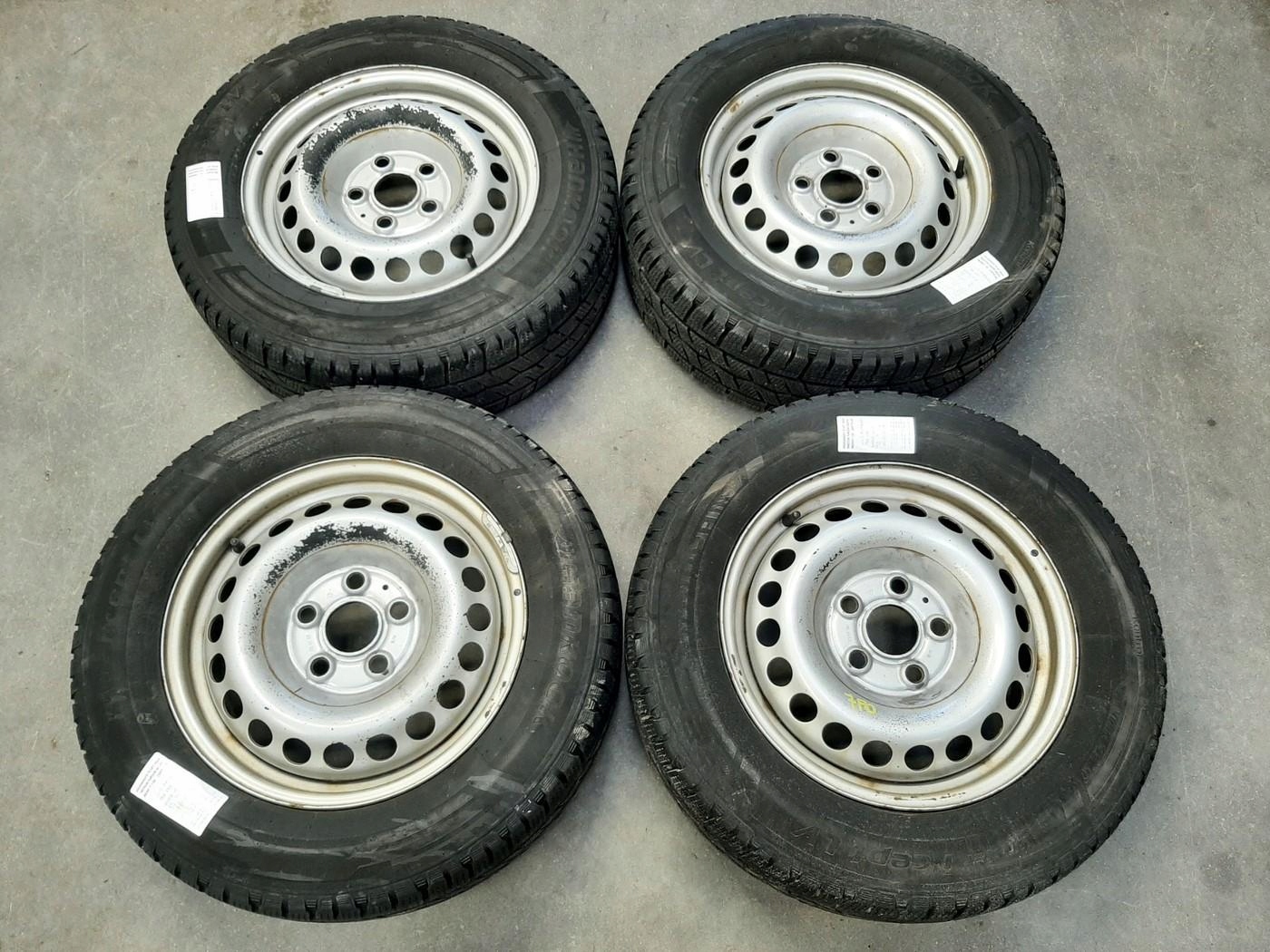 VW TRANSPORTER T5 LIFT 2009- KOŁA ZIMOWE 16'' FELGI STALOWE 7F0601027