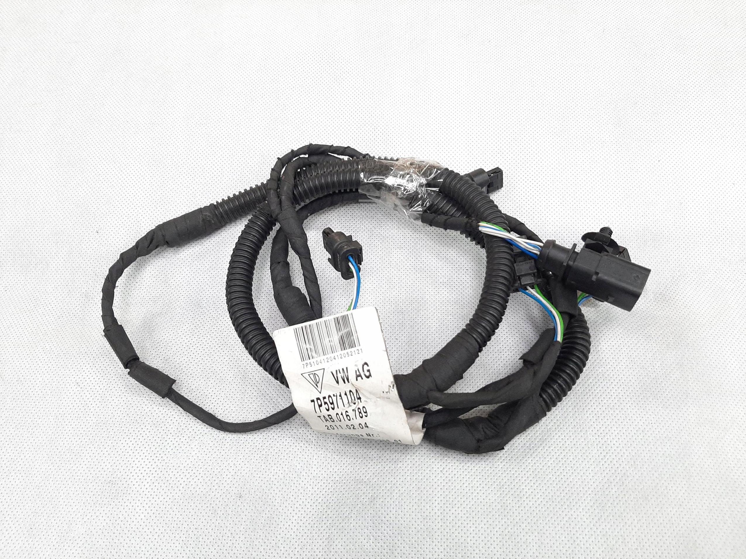 PORSCHE CAYENNE 7P WIĄZKA INSTALACJA ZDERZAKA TYŁ PDC 7P5971104