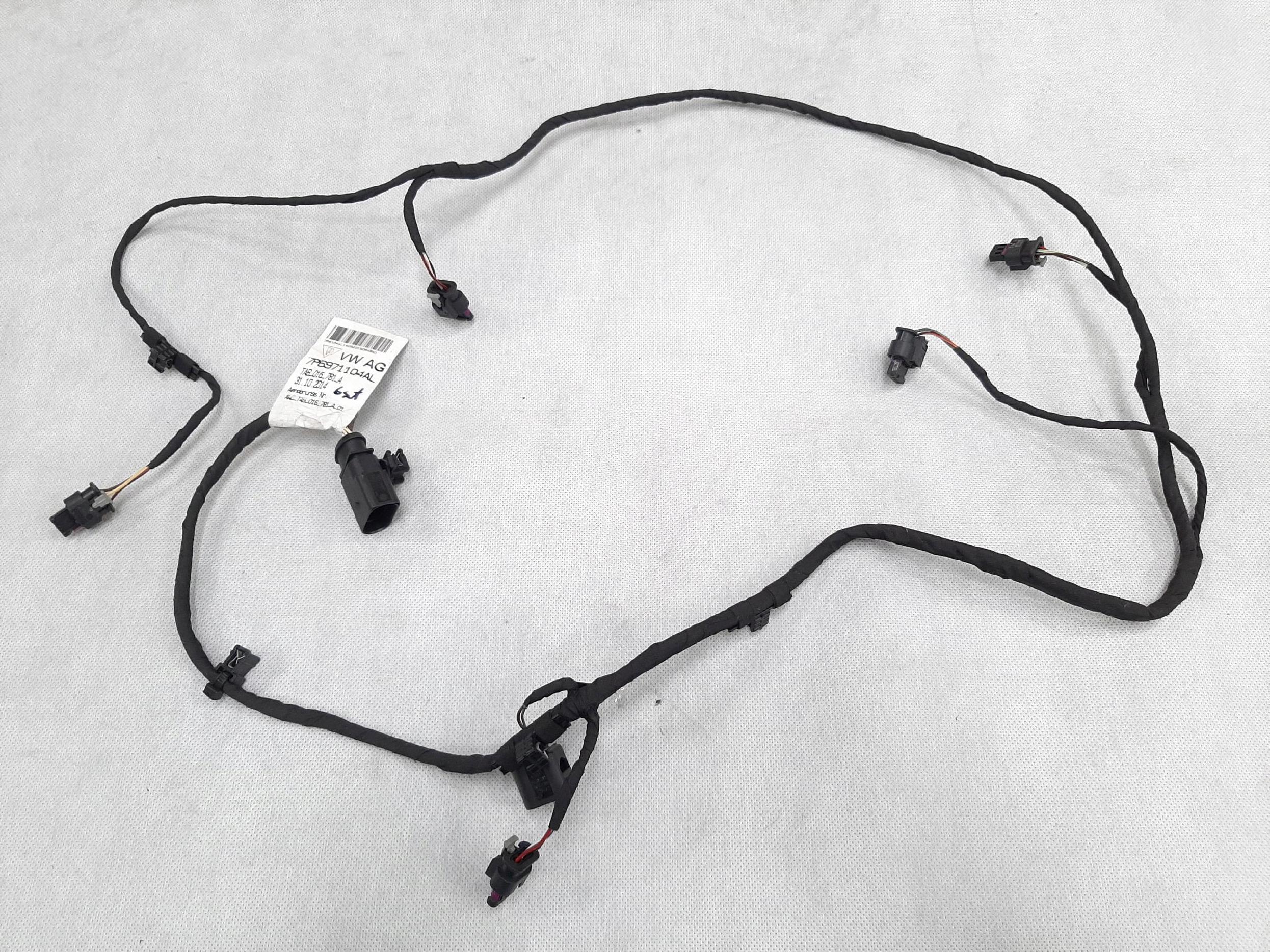 VW TOUAREG 7P WIĄZKA INSTALACJA TYLNEGO ZDERZAKA PDC 7P6971104AL