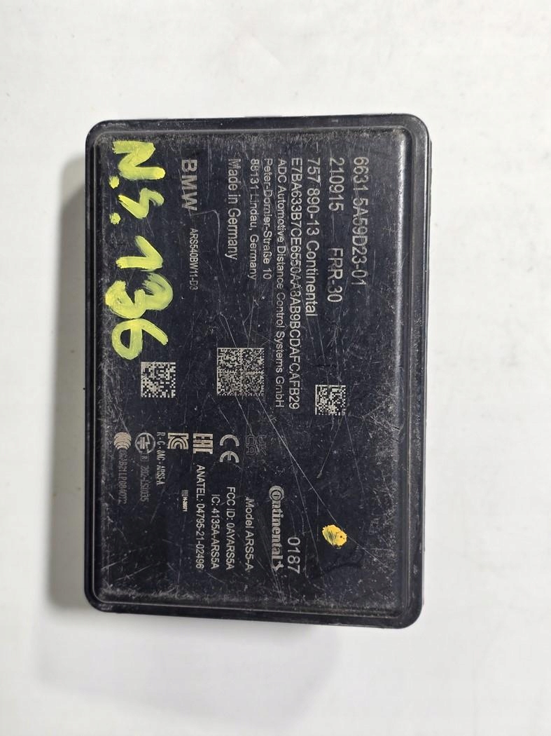 BMW G05 G06 G07 G60 G70 U11 I20 SENSOR RADAR DISTRONIC 5A59D23