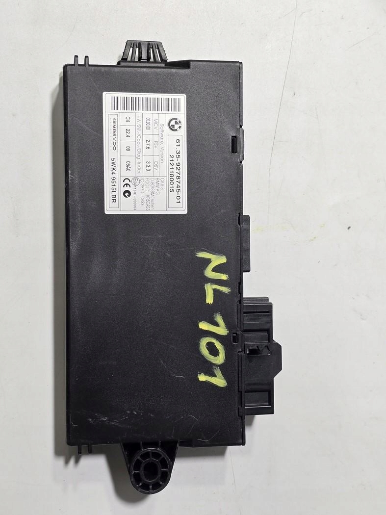 BMW E84 E90 E91 E92 E93 MODUŁ STEROWNIK CAS 3 9278745 5WK49515LBR