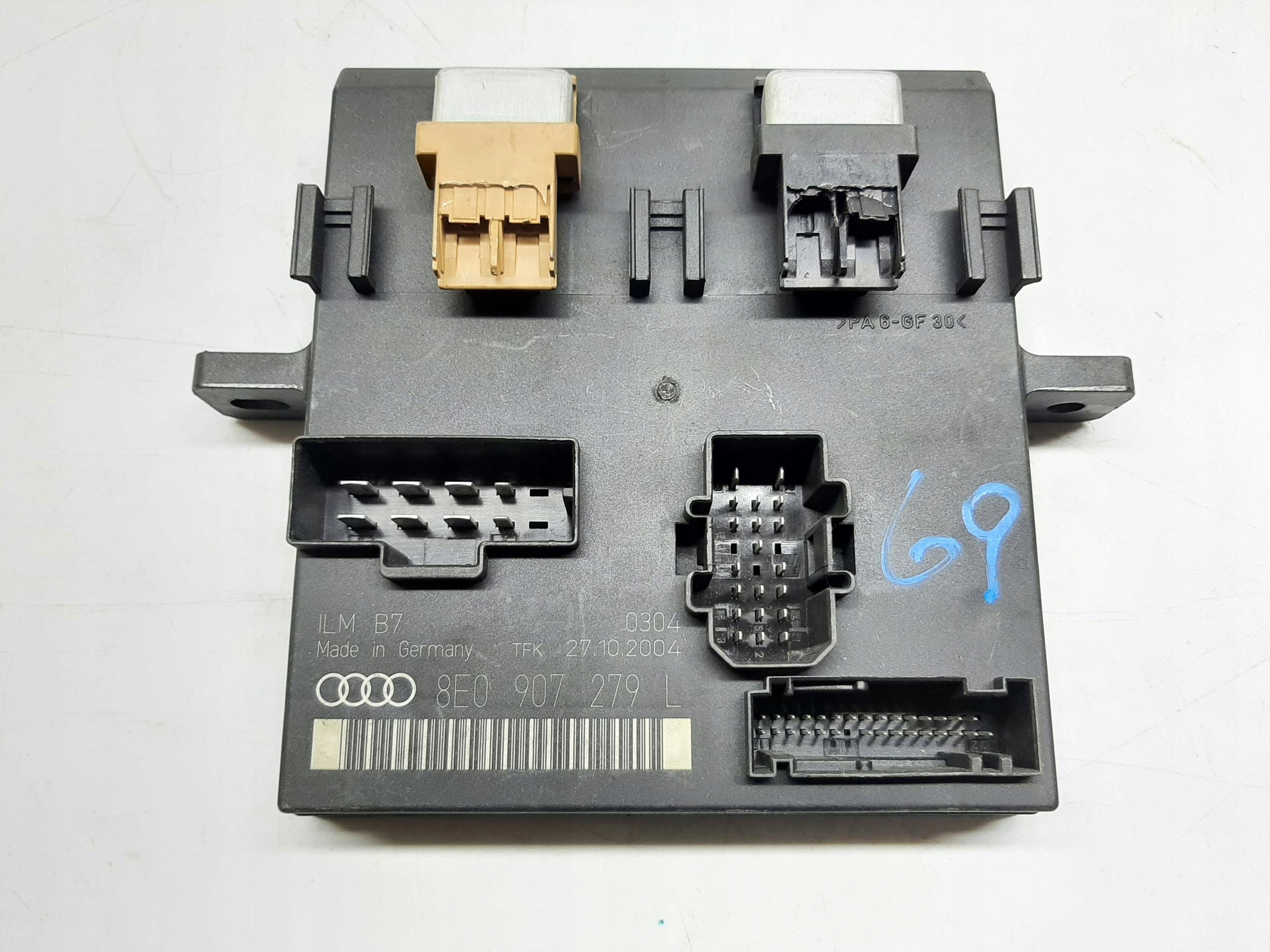 AUDI A4 B7 2004- MODUŁ STEROWNIK ŚWIATEŁ 8E0907279L