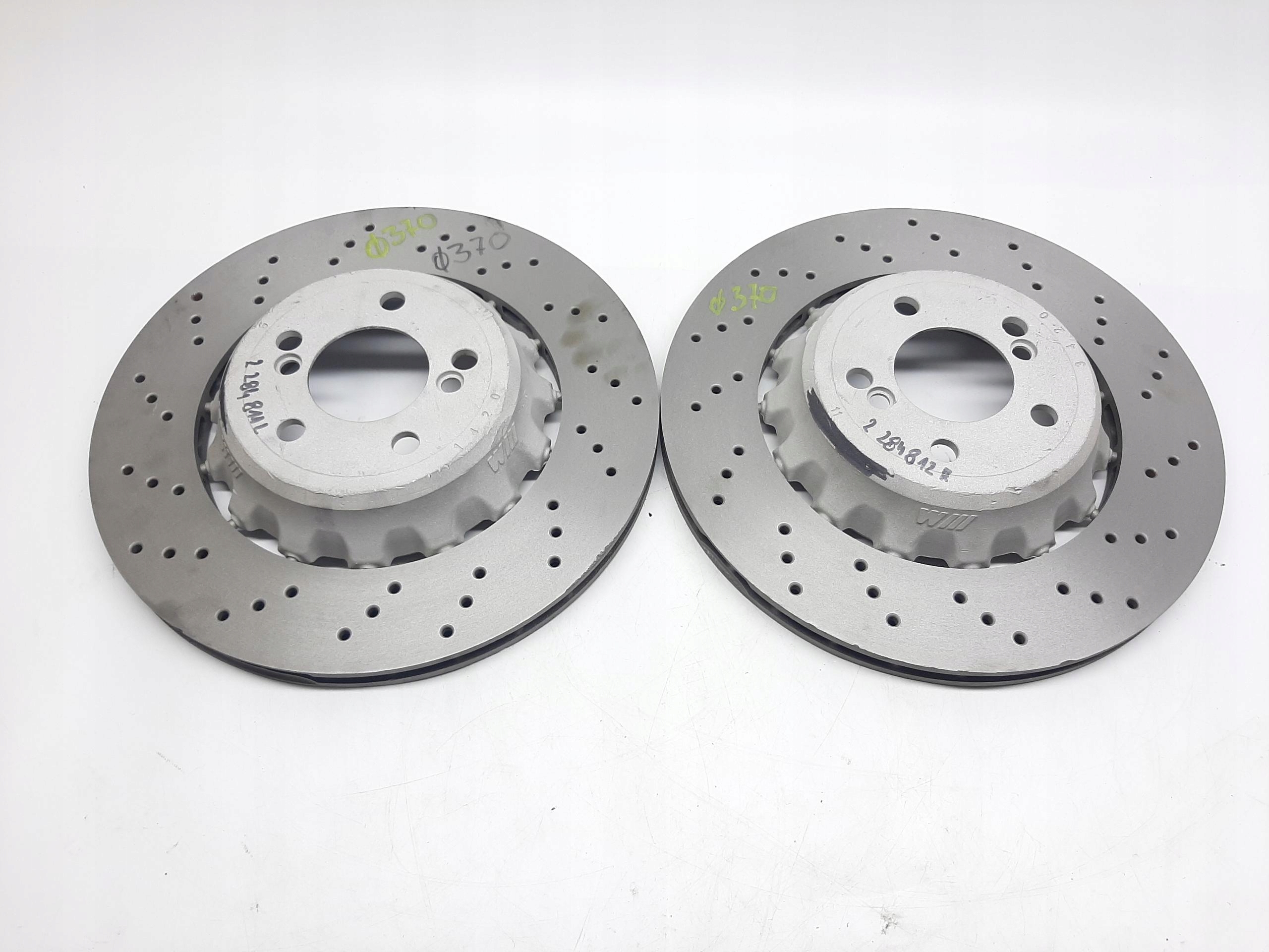 BMW M3 F80 TARCZA HAMULCOWA TYŁ TYLNA 2284811 2284812