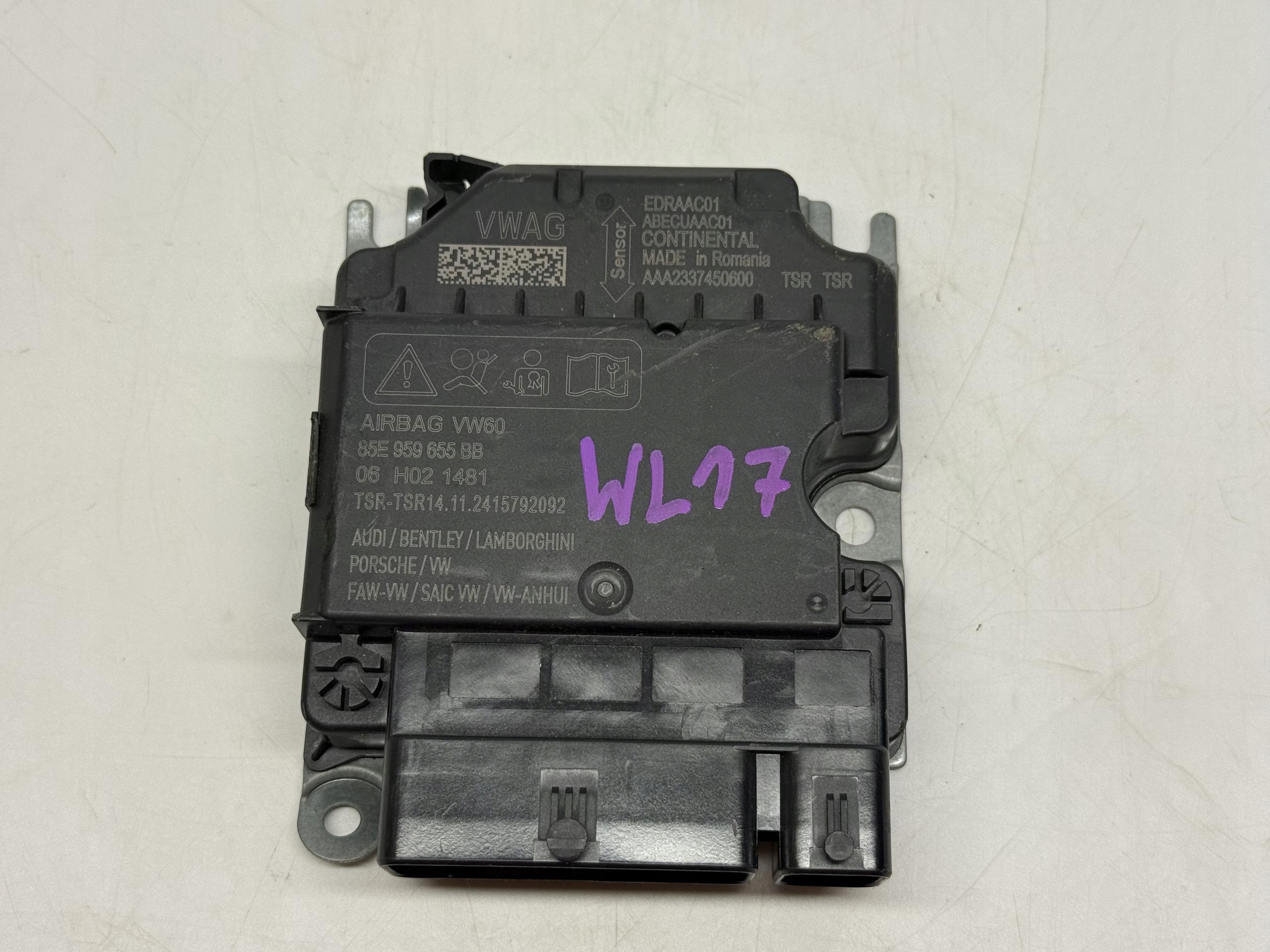 AUDI A5 B10 MODUŁ STEROWNIK AIRBAG 85E959655BB