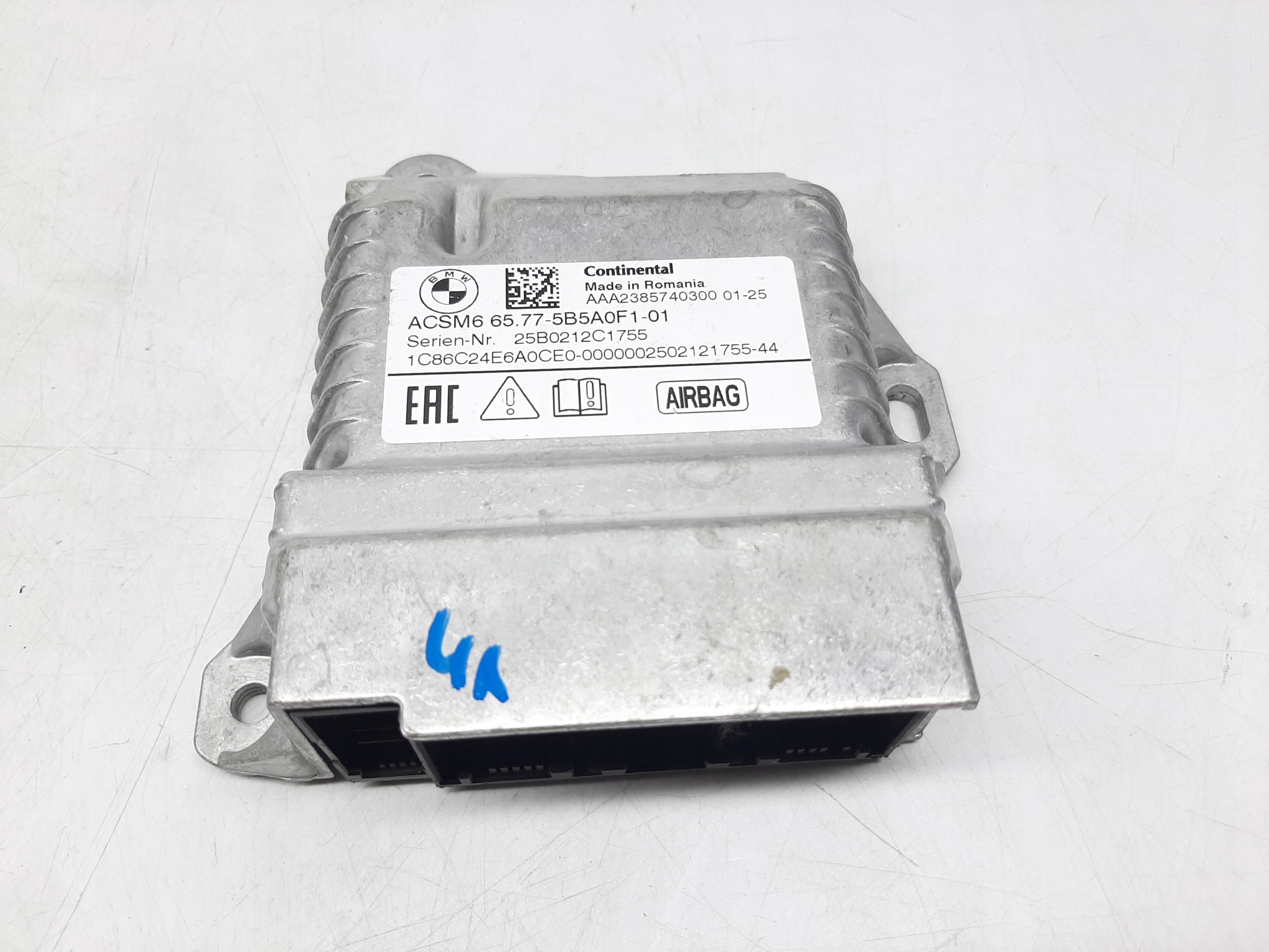 BMW 2 F44 MODUŁ SENSOR AIRBAG PODUSZEK POWIETRZNYCH 65.77-5B5A0F1-01