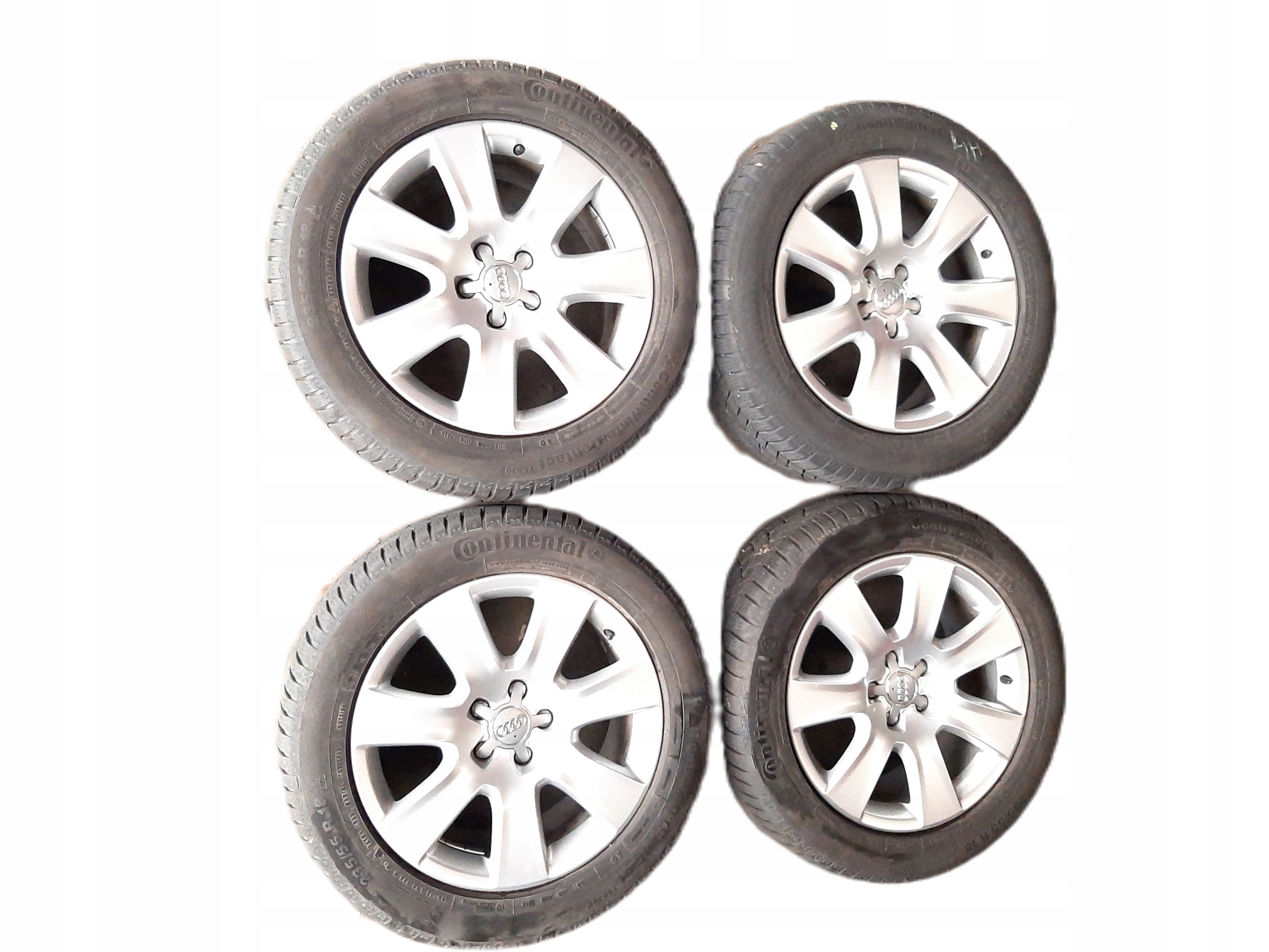 AUDI KOŁA ZIMOWE CONTINENTAL FELGI ALUMINIOWE 18'' RONAL 5X112 4H0601025B