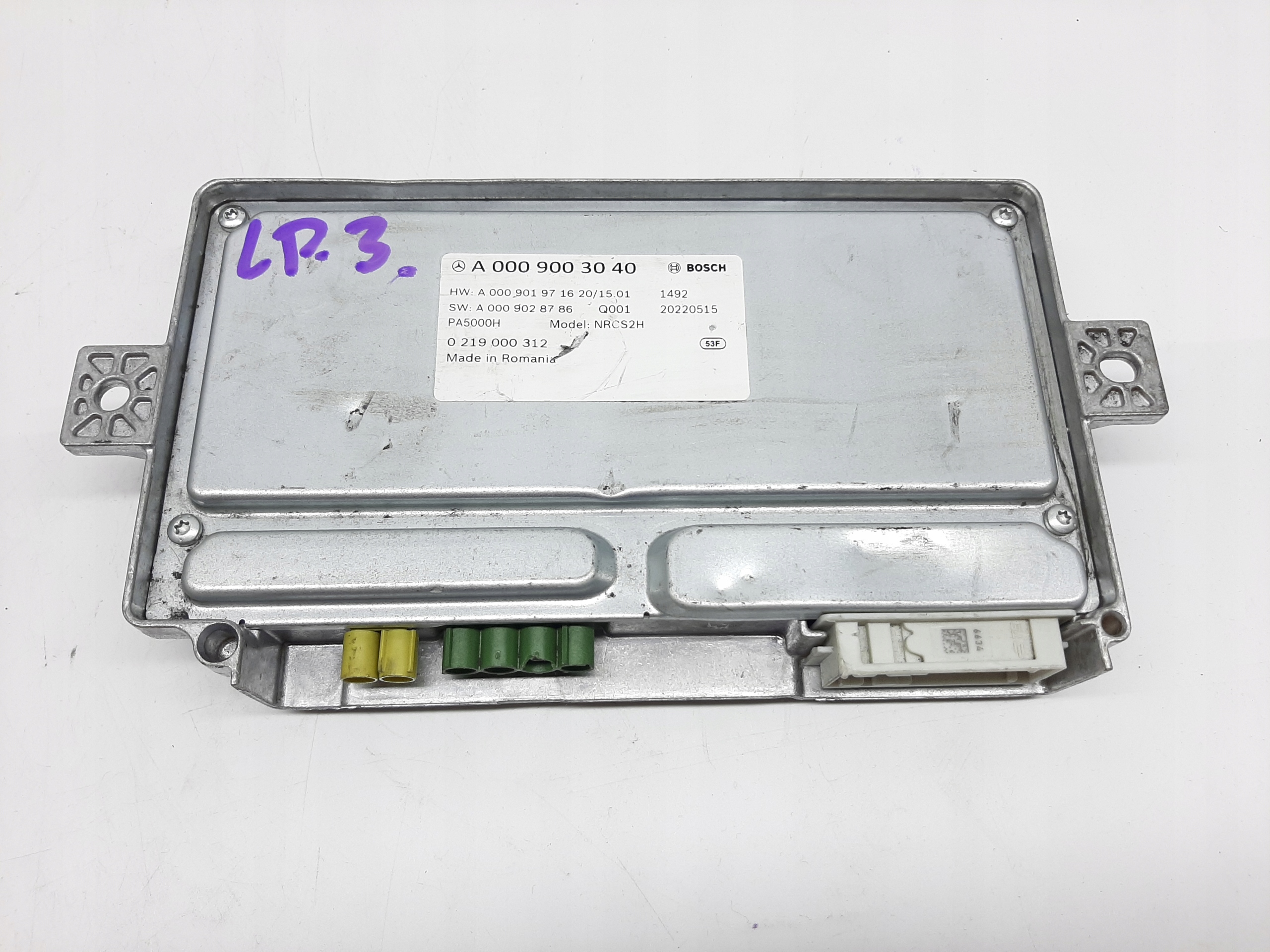 MERCEDES-BENZ E KLASA W213 16- STEROWNIK PARKOWANIA MODUŁ KAMER A0009003040