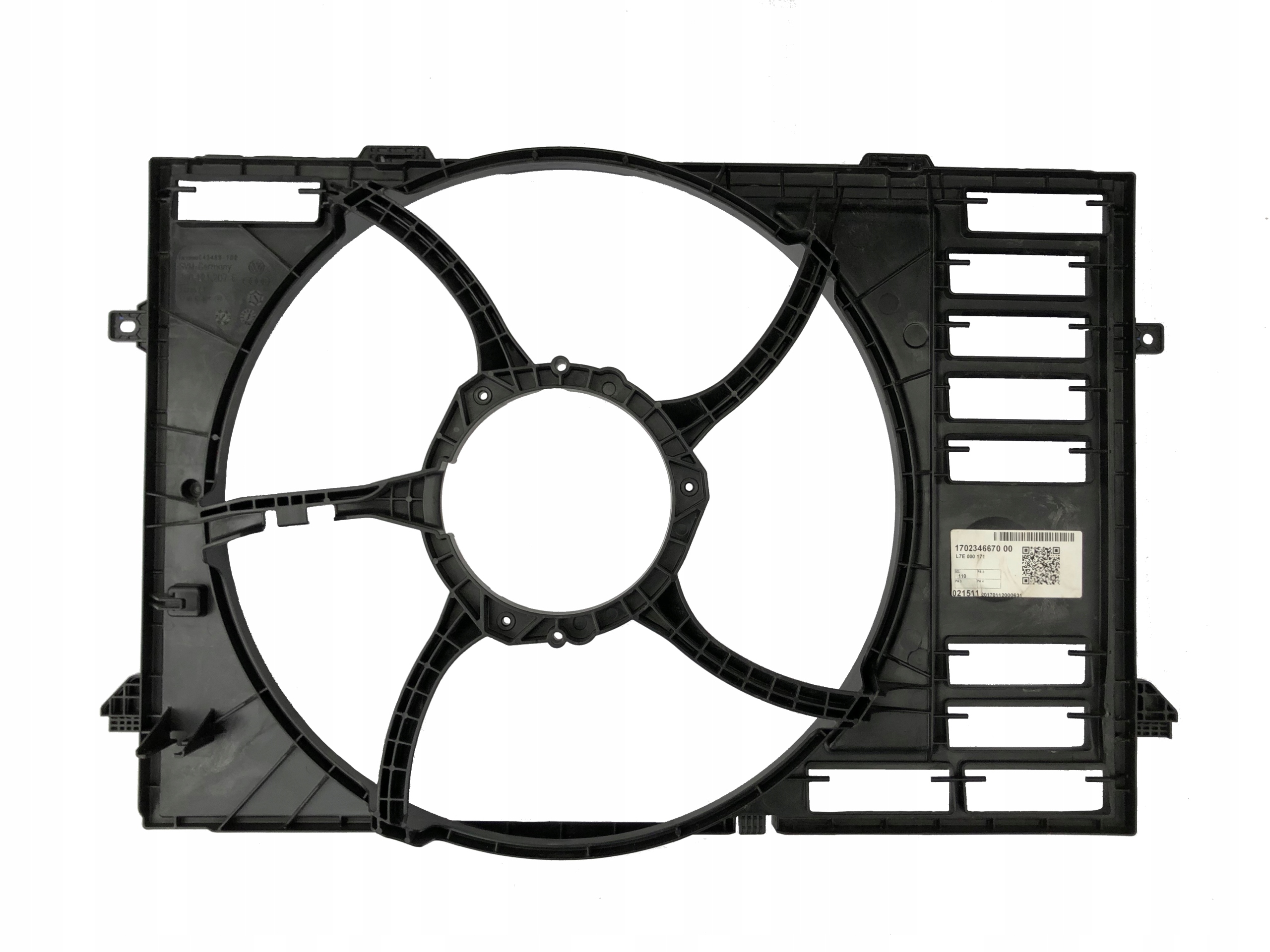 VW T5 lift 2010-2017 Obudowa Podstawa Wentylatora 7E0121207E 2.0 tdi