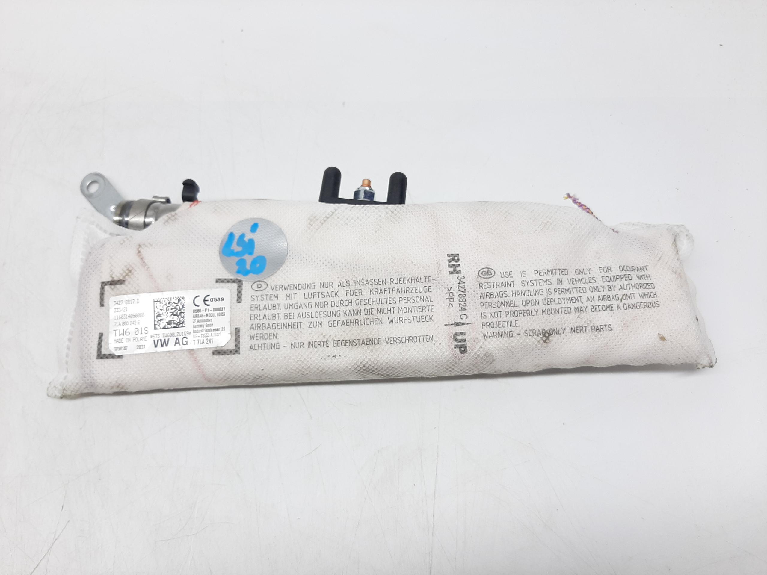 VW TRANSPORTER T6 PODUSZKA POWIETRZNA AIRBAG PRAWY PRZÓD 7LA880242E