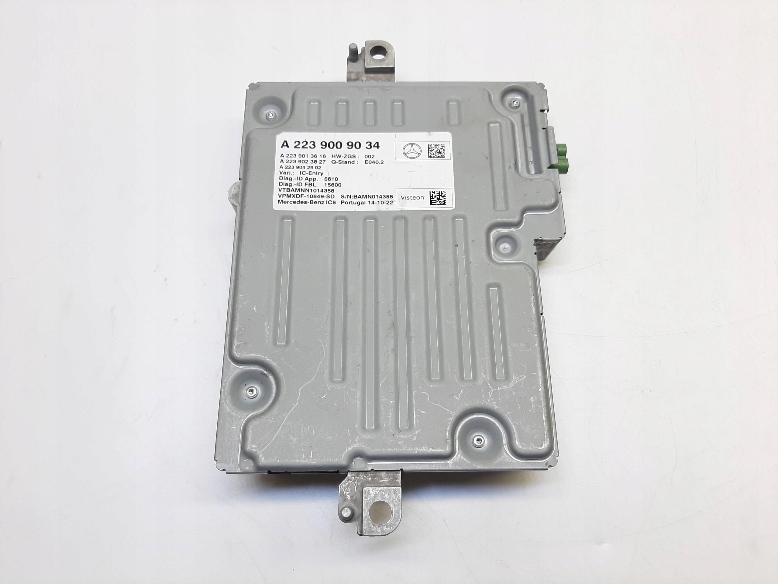 MERCEDES-BENZ MODUŁ LICZNIKA HUD A2239009034 A2239013616 A2239042902