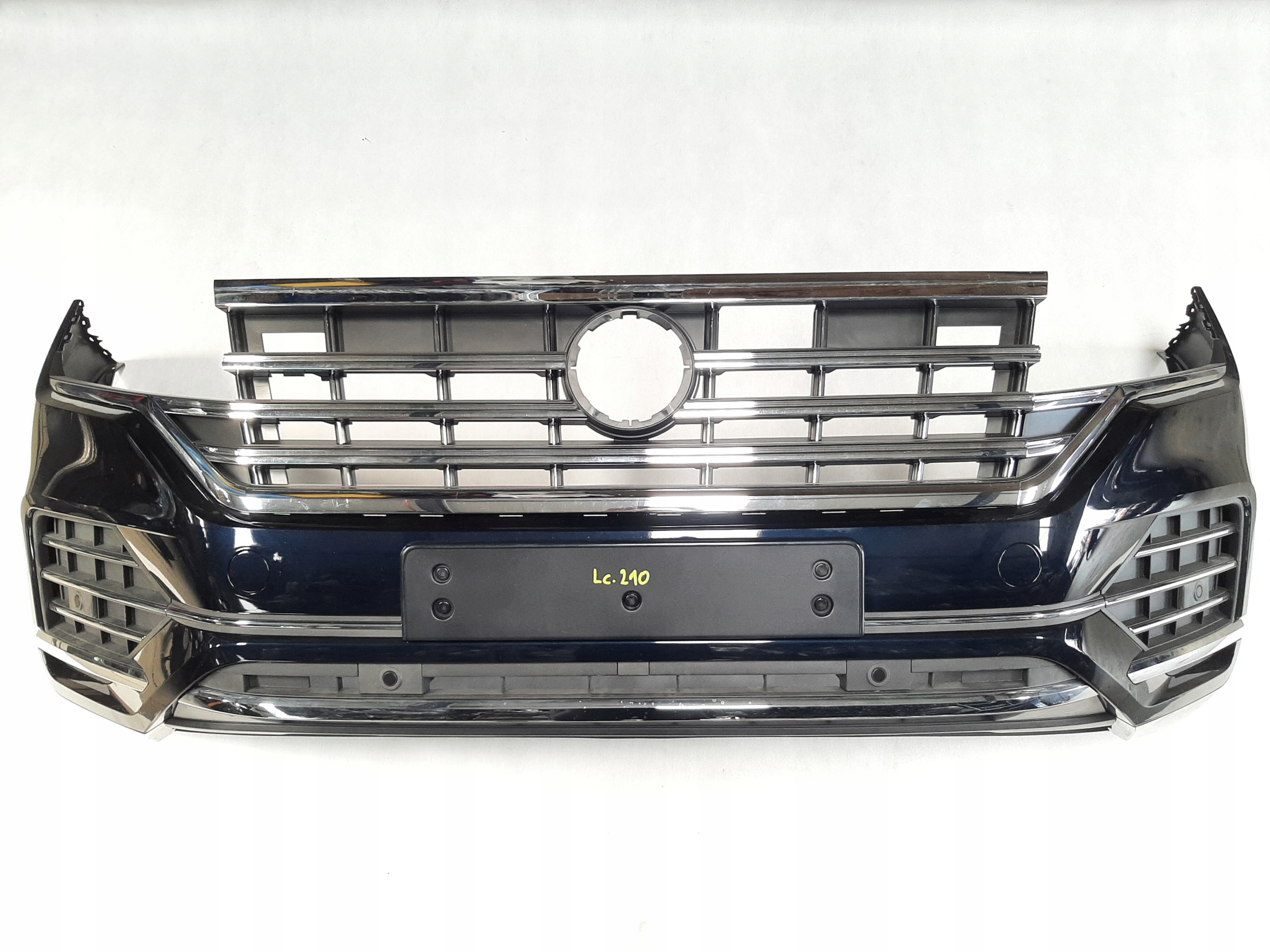 VW TOUAREG III ZDERZAK PRZEDNI PRZÓD KOMPLETNY 760807221E