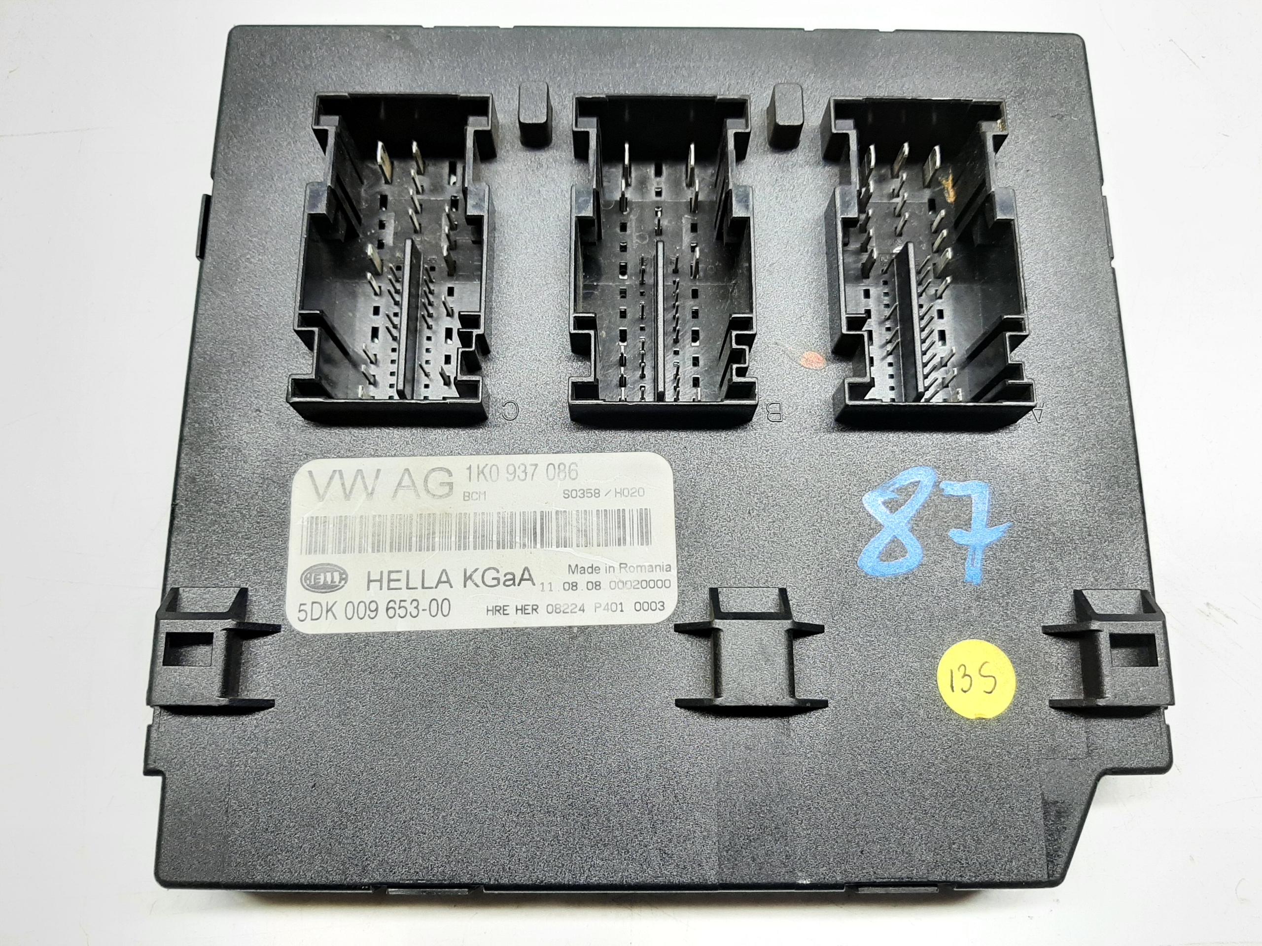 SKODA SUPERB II 2008- MODUŁ KOMFORTU STEROWNIK BCM 1K0937086