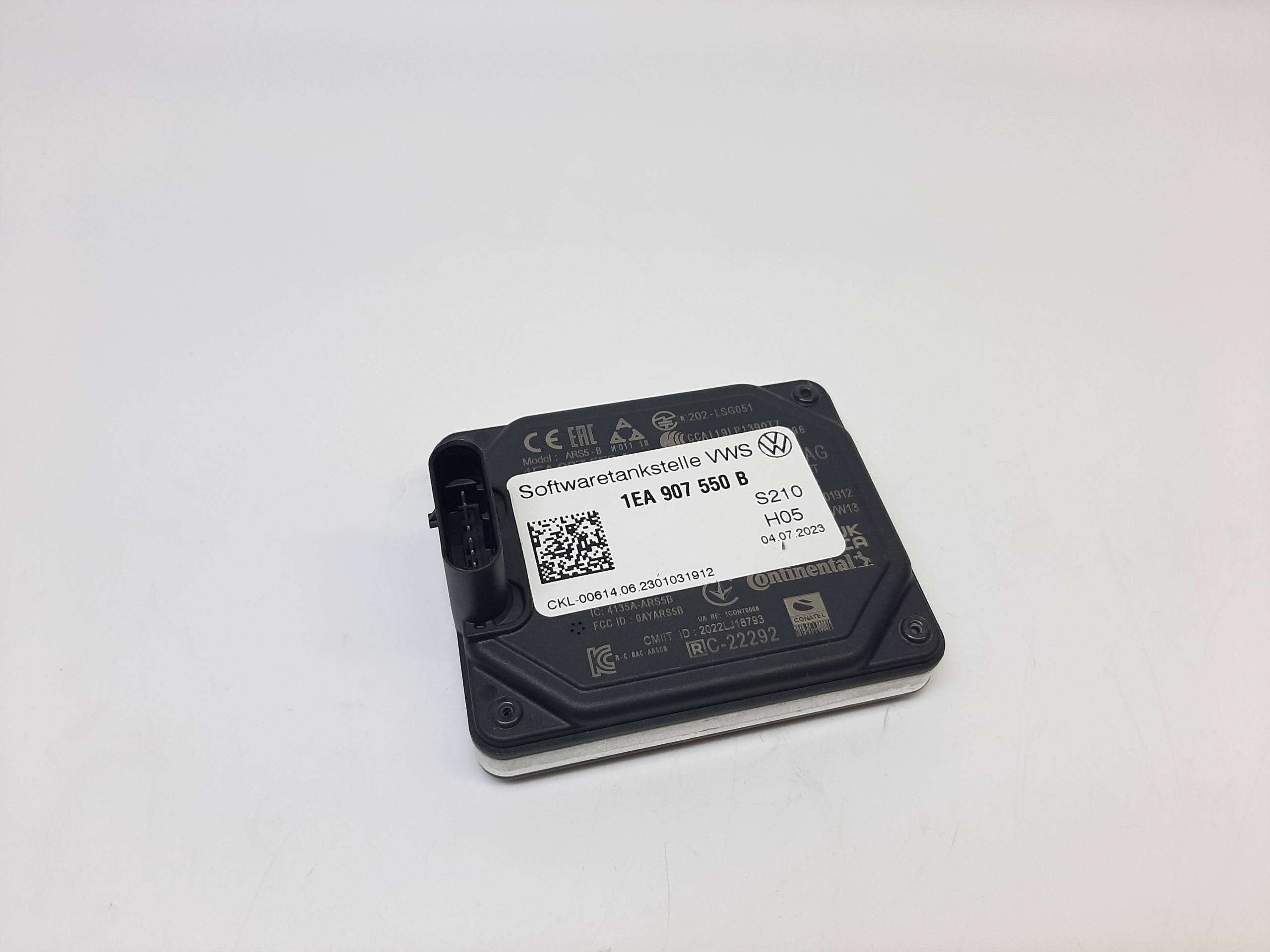 VW id7 id.7 CZUJNIK RADAR acc 1EA907550B S210 H05 ACC radsensor