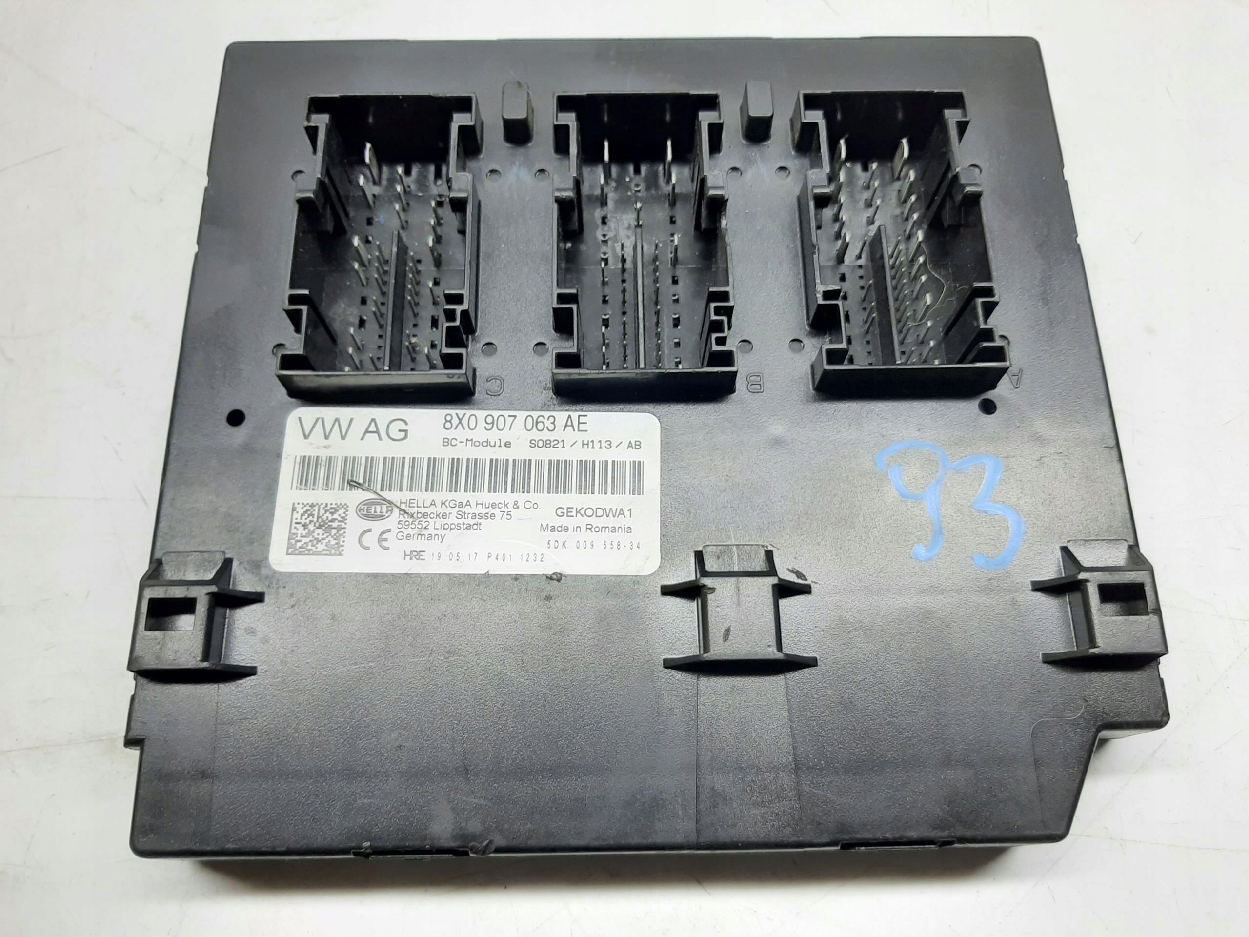 AUDI A1 2010- MODUŁ KOMFORTU STEROWNIK BCM 8X0907063AE