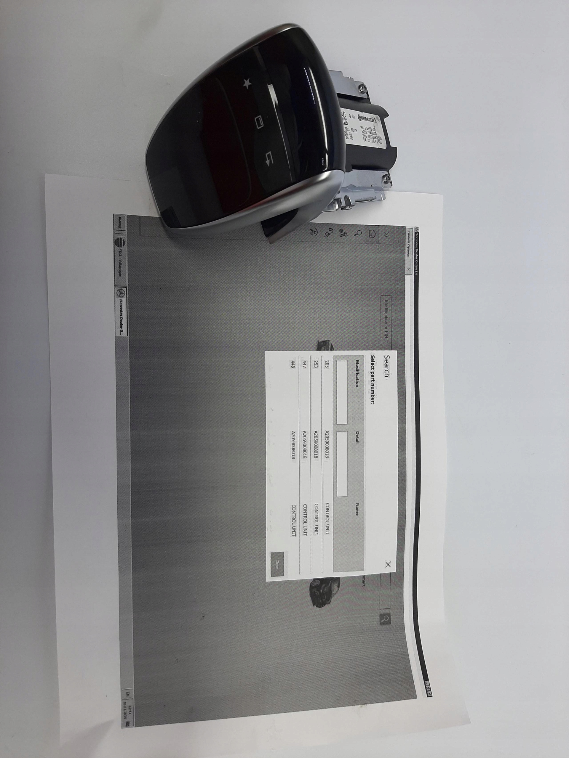 MERCEDES-BENZ C-CLASS W205 PANEL KONTROLER MEDIA A2059008018