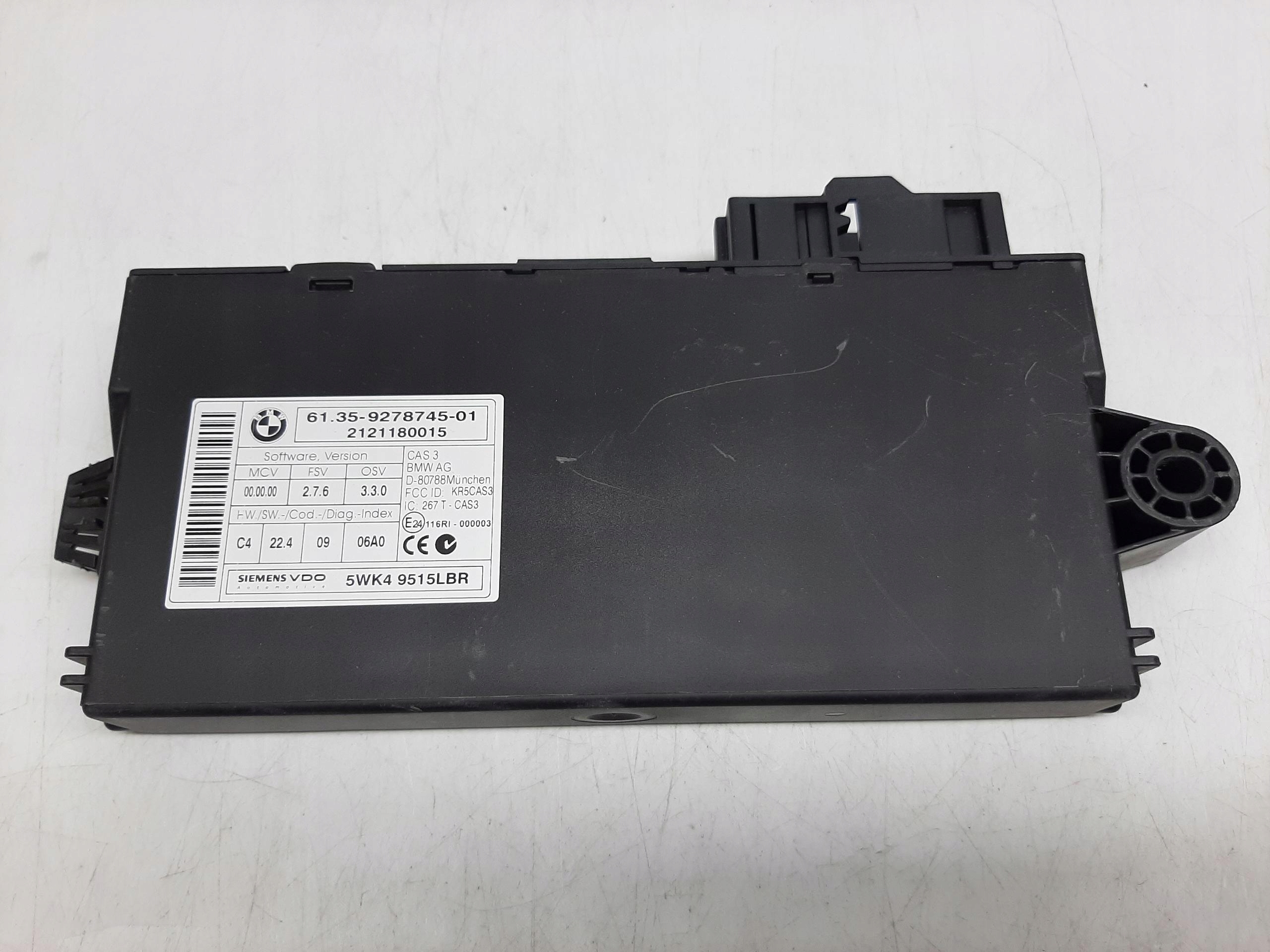 BMW 3 E90 MODUŁ STEROWNIK CAS 9278745-01 5WK49515LBR