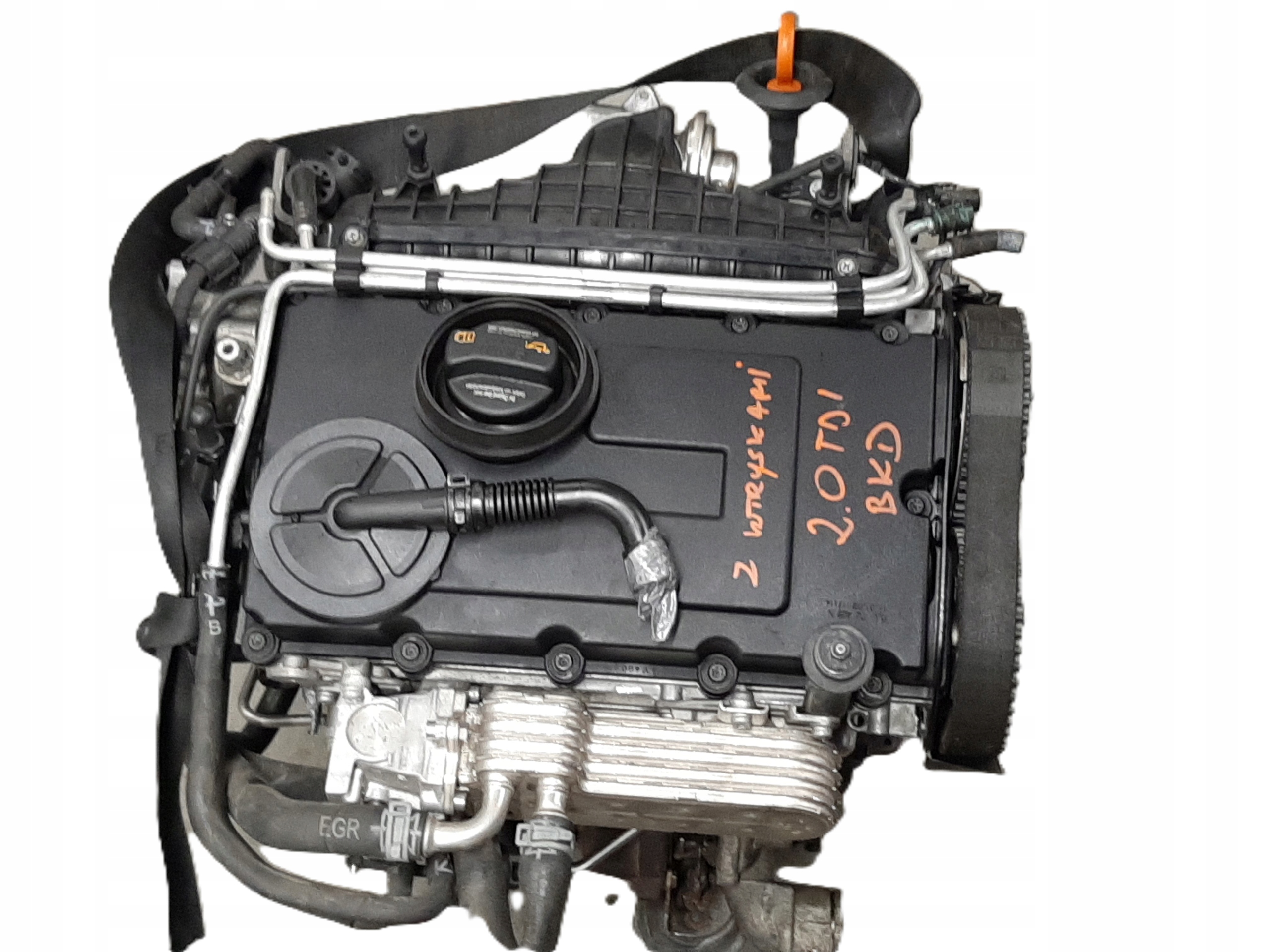 VOLKSWAGEN GOLF V 2005- SILNIK KOMPLETNY DIESEL BKD 2.0 16V TDI