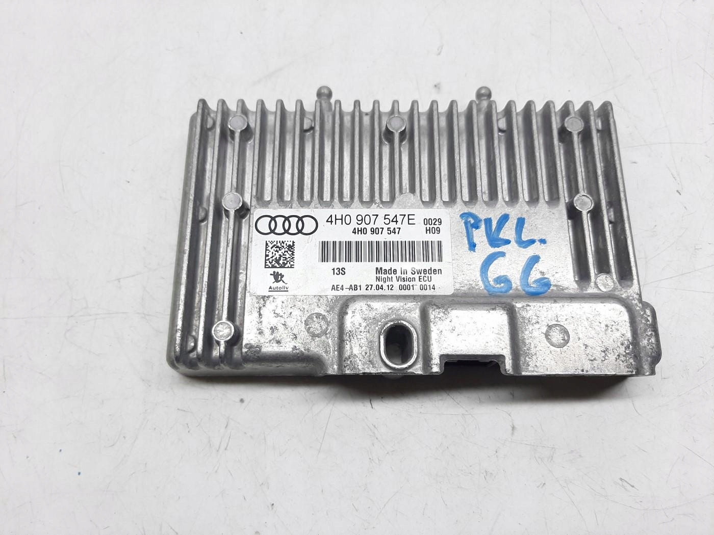 AUDI A8 D4 A6 C7 MODUŁ STEROWNIK KAMERY NIGHT VISION 4H0907547E 4H0907547