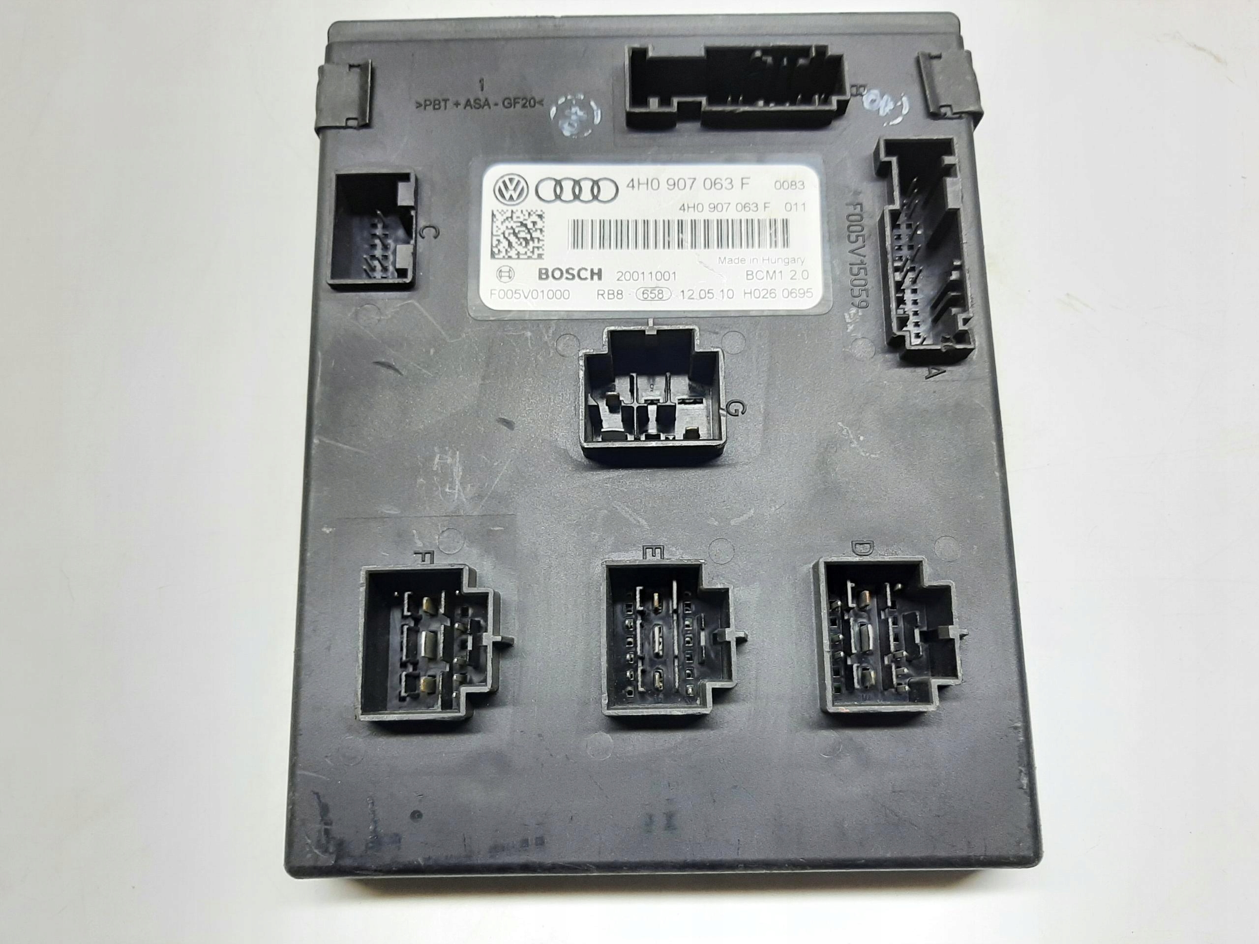 AUDI A6 C7 2011- MODUŁ KOMFORTU STEROWNIK BCM 4H0907063F