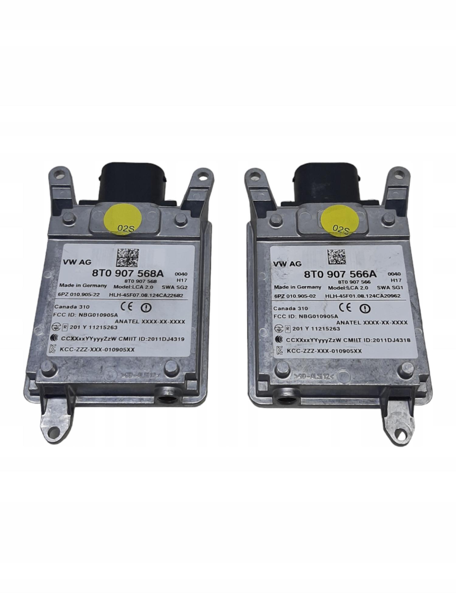 AUDI A5 A4 Q5 MODUŁ SIDE ASSIST 8T0907568A 8T0907566A CZUJNIK PASA RUCHU