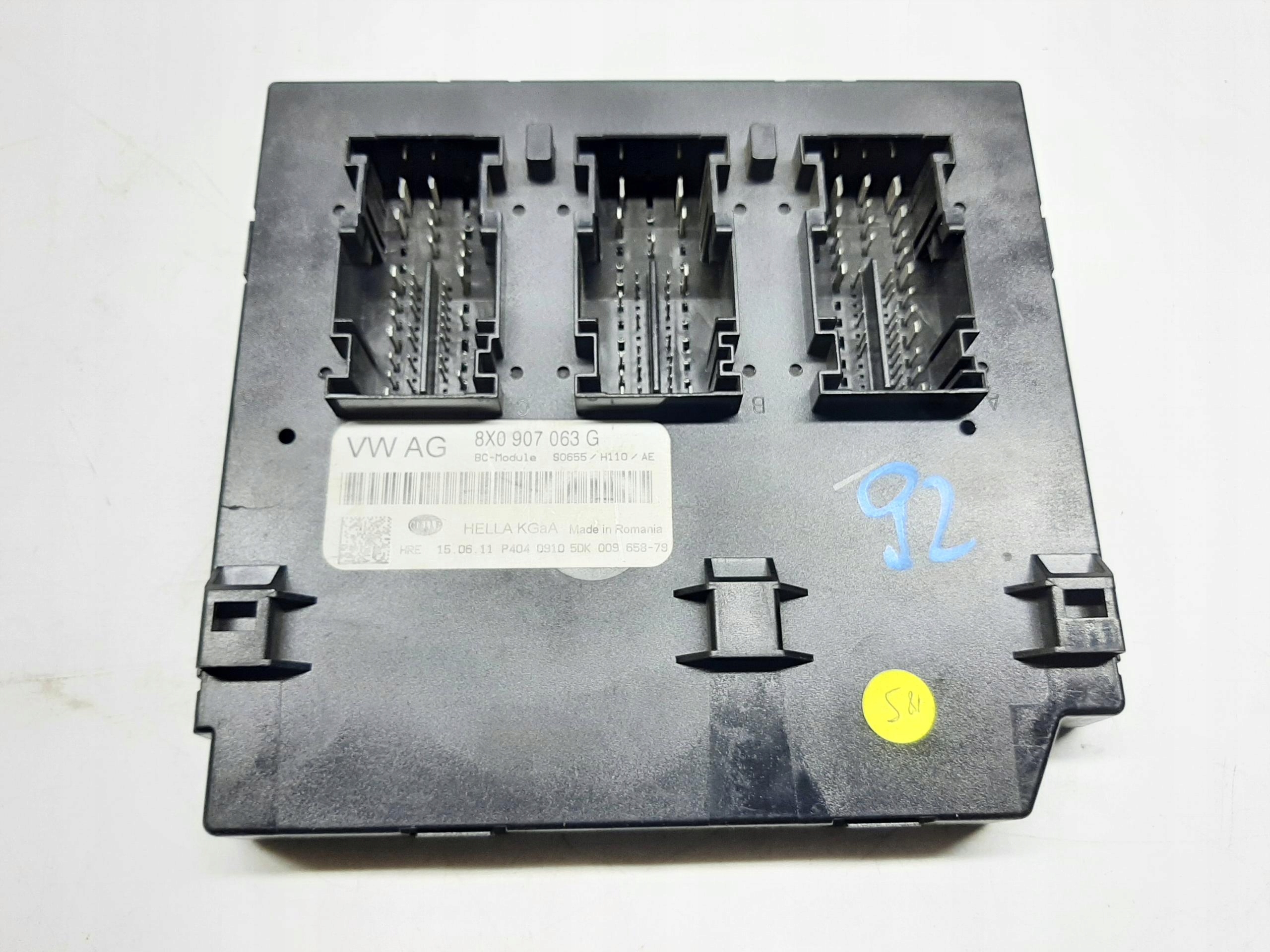 AUDI Q3 2011- MODUŁ KOMFORTU STEROWNIK BCM 8X0907063G