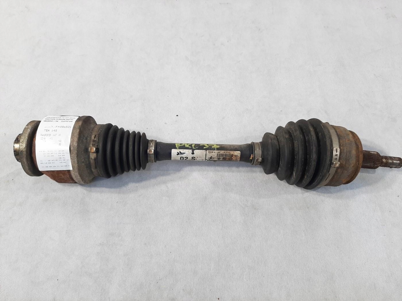 VW TRANSPORTER T5 LIFT 2.0 BiTDI PÓŁOŚ NAPĘDOWA LEWA PRZEDNIA 7E0407271R