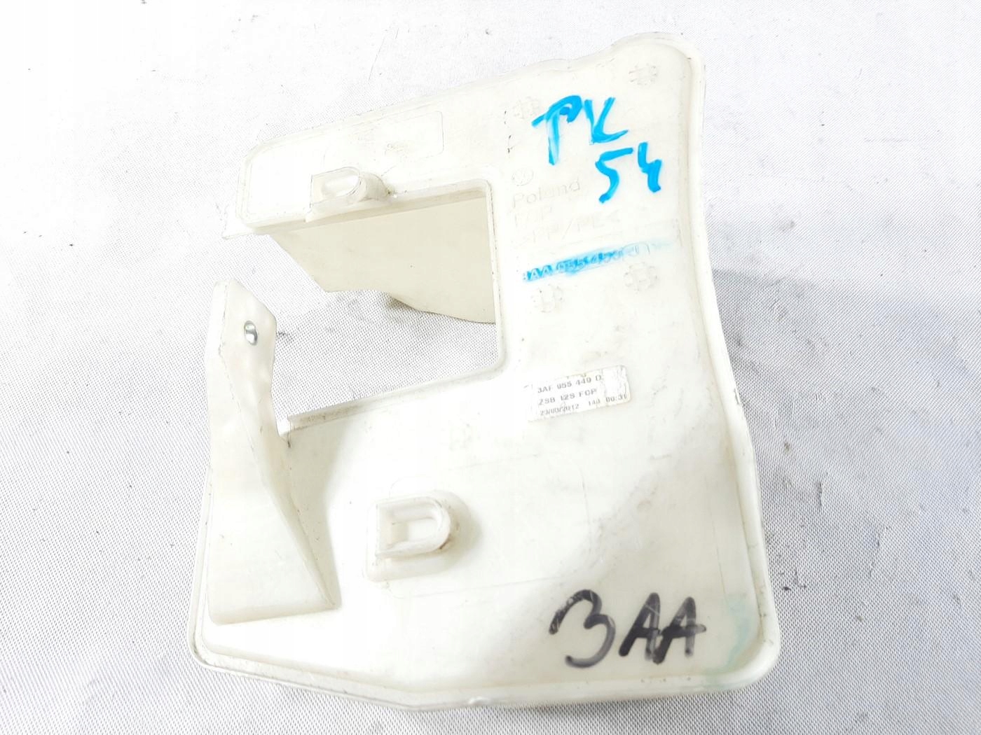 VW PASSAT B7 ZBIORNIK ZBIORNICZEK PŁYNU SPRYSKIWACZY 3AA955453J