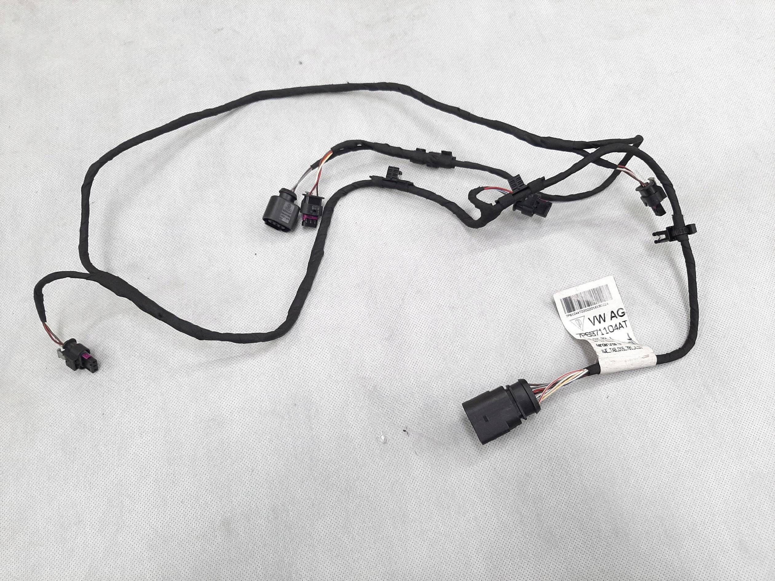 VW TOUAREG 7P WIĄZKA INSTALACJA TYLNEGO ZDERZAKA PDC 7P6971104AT