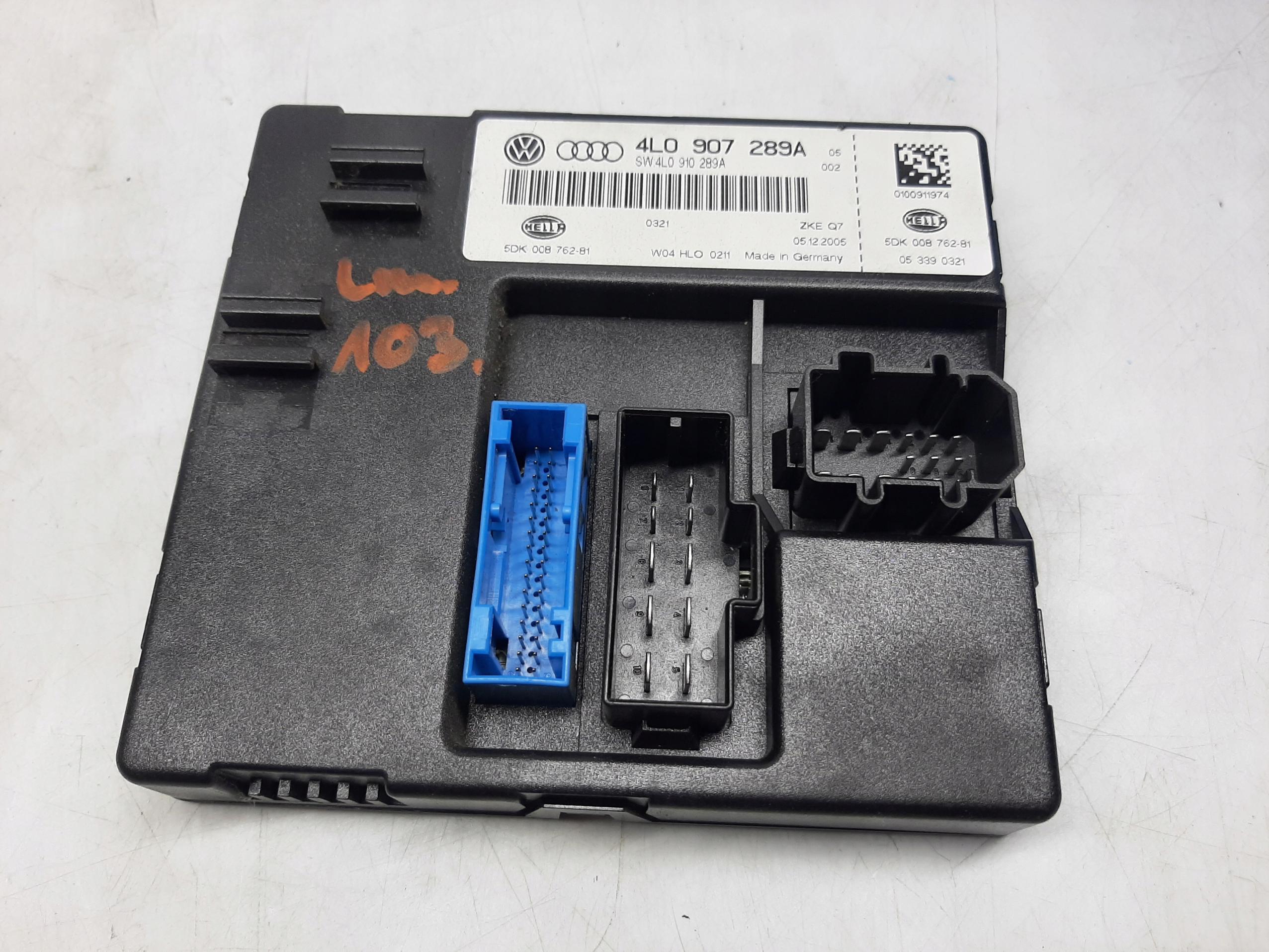 AUDI Q7 4L MODUŁ STEROWNIK KOMFORTU 4L0907289A