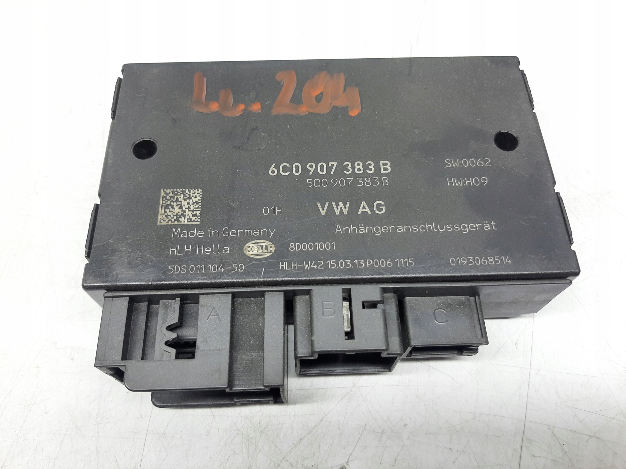 VW POLO 6C MODUŁ STEROWNIK HAKA 6C0907383B