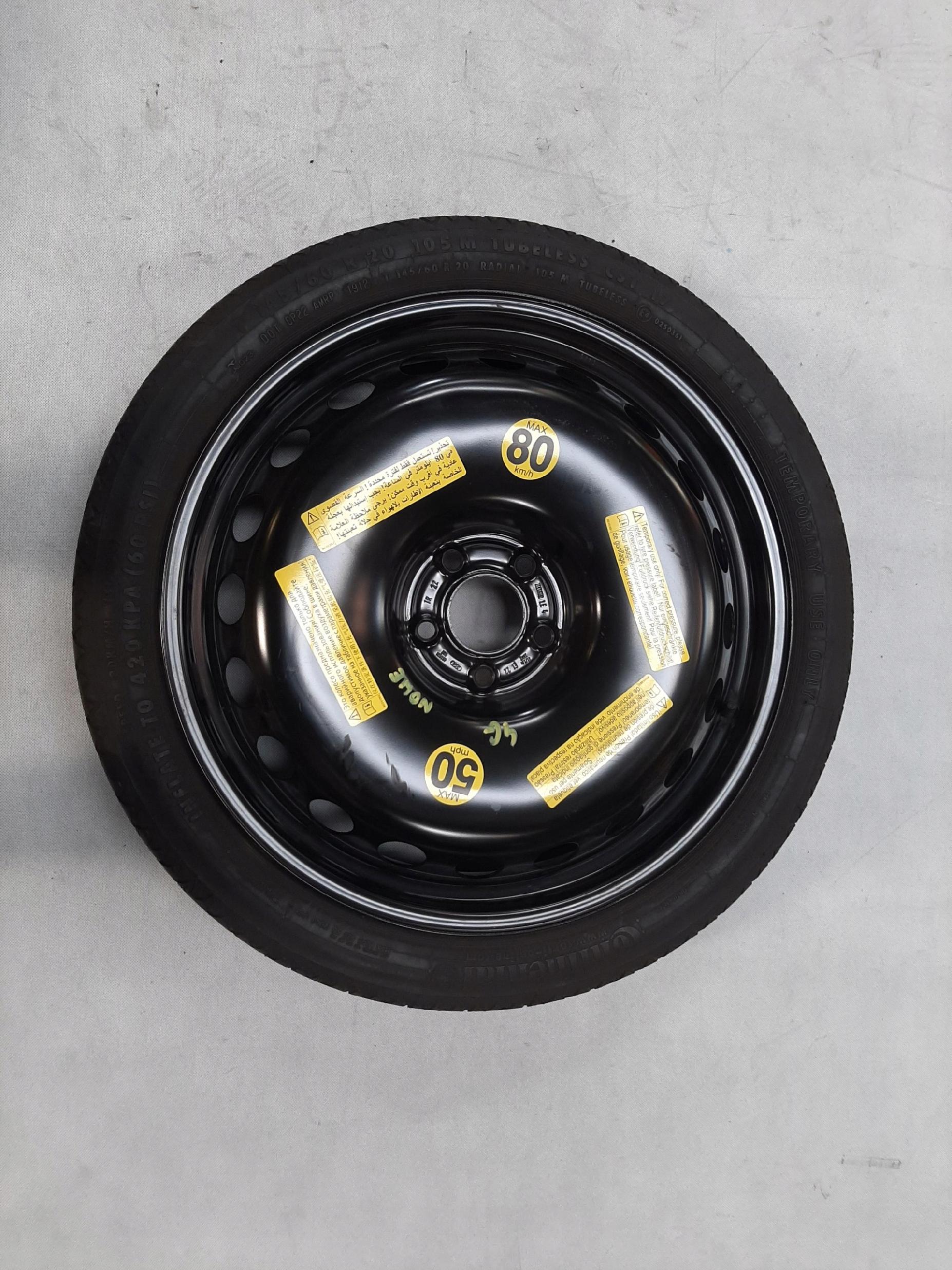 AUDI A6 A7 C7 KOŁO DOJAZDOWE R20 2J ET22 5x112 4G0601027