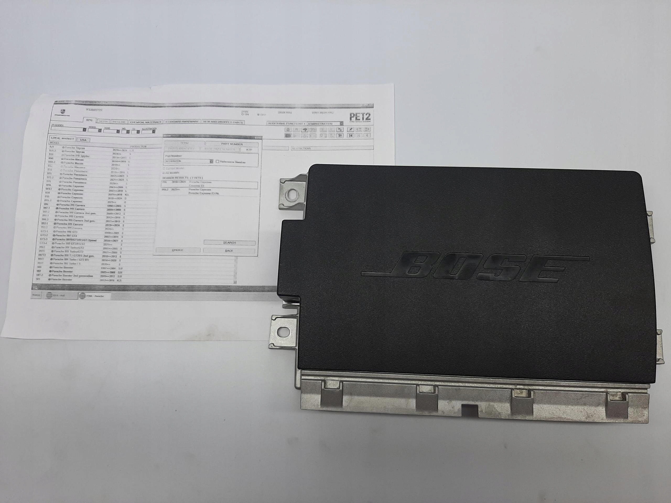 PORSCHE CAYENNE 9Y WZMACNIACZ BOSE 971035223K