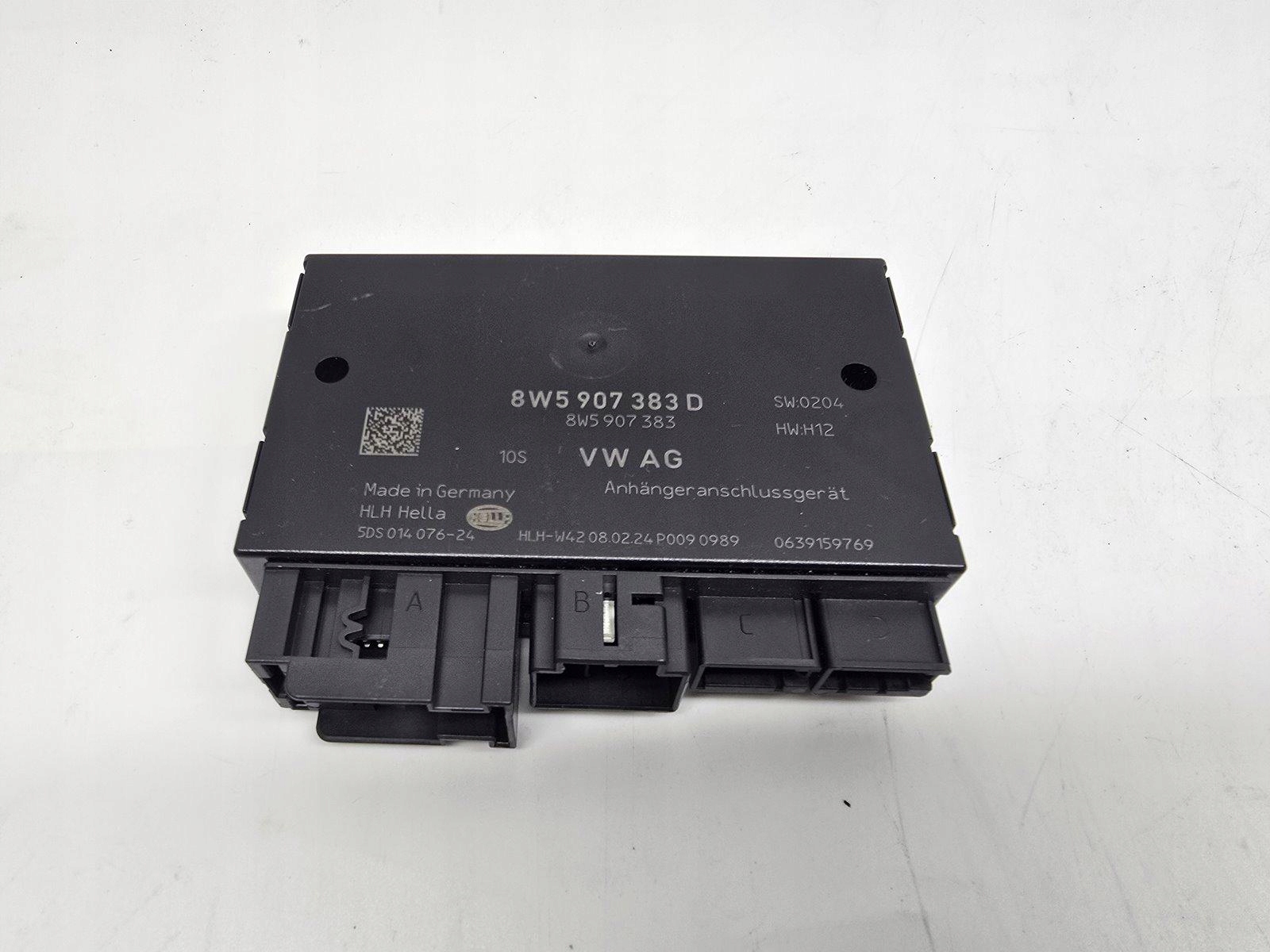 AUDI A4 B9 A5 F5 A6 4A MODUŁ STEROWNIK HAKA 8W5907383D 8W5907383
