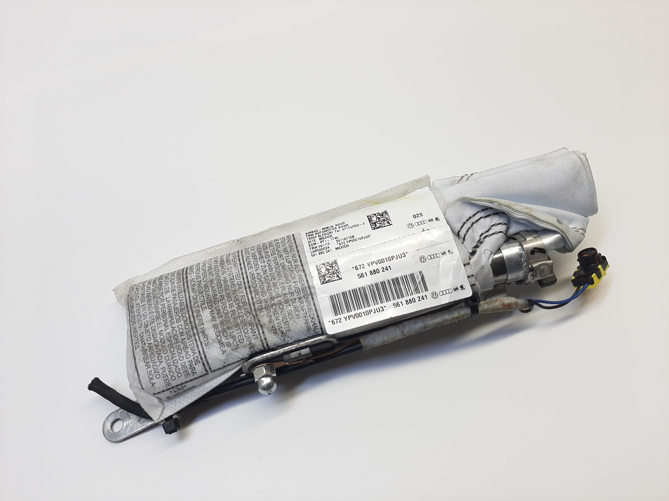 Volkswagen PASSAT B7 B8 LEWY PRZÓD FOTELA AIR BAG 561880241A 561880241