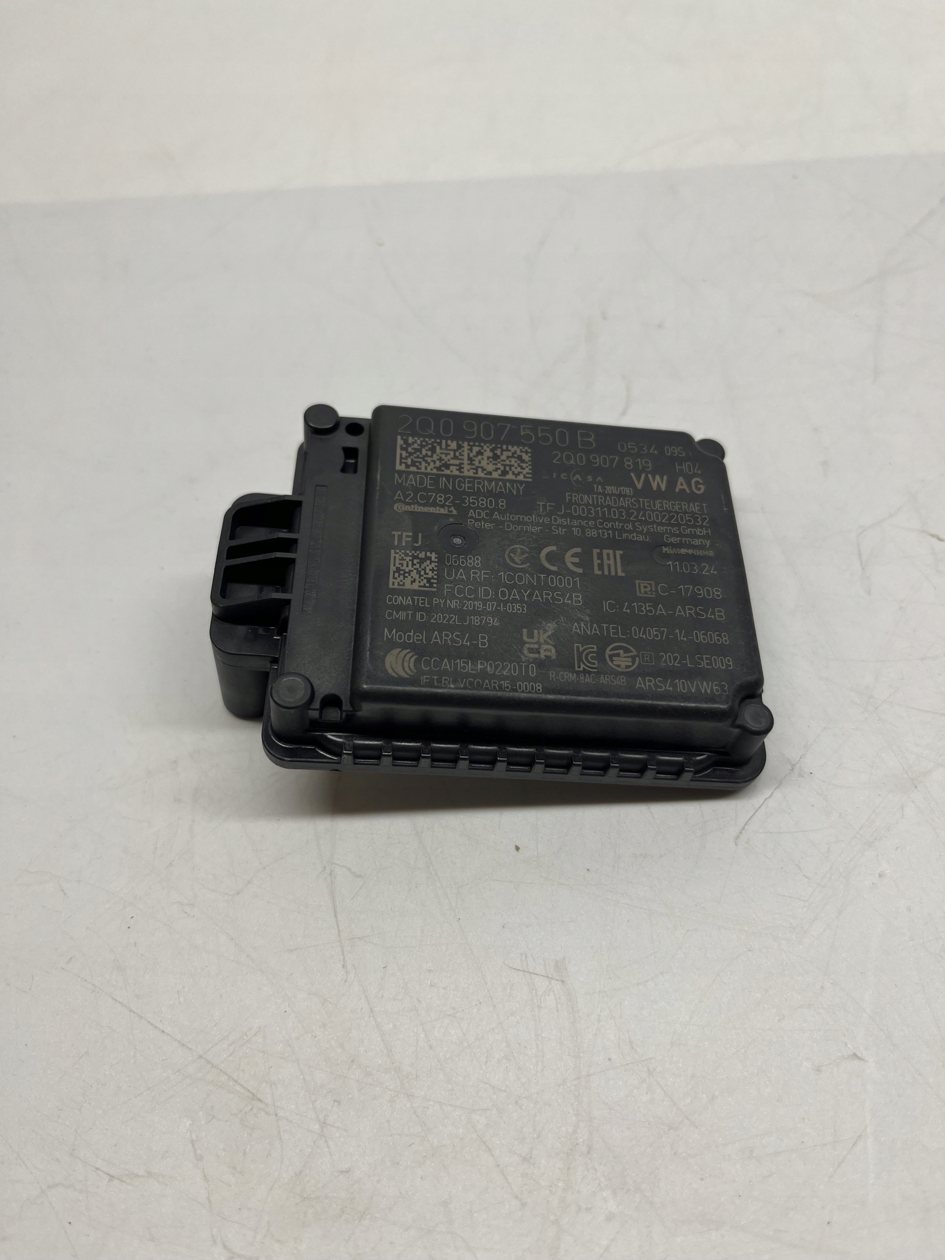 Skoda Fabia Karoq Scala Czujnik Odległości Radar Distronic ACC 2Q0907550B