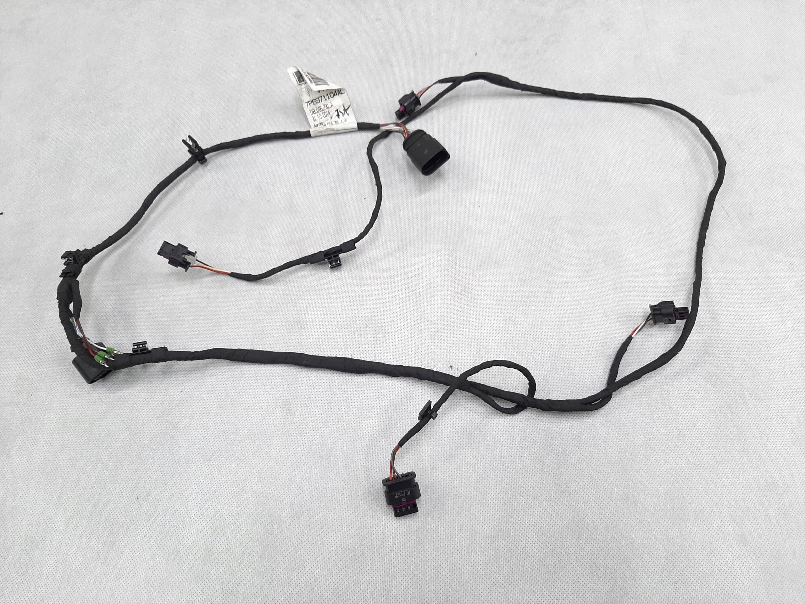 VW TOUAREG 7P WIĄZKA INSTALACJA TYLNEGO ZDERZAKA PDC 7P6971104AL