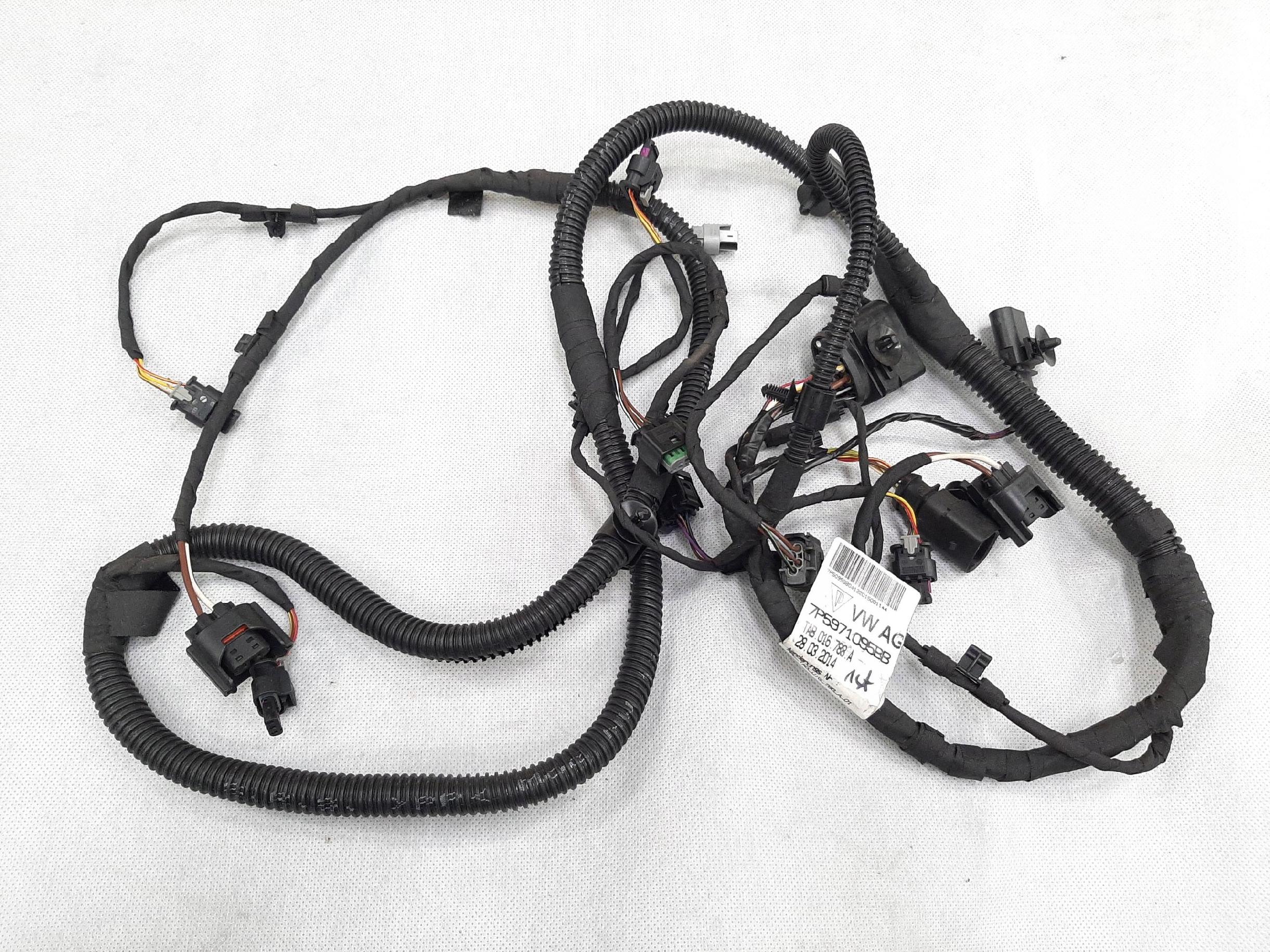 PORSCHE CAYENNE 7P WIĄZKA INSTALACJA PRZEDNIEGO ZDERZAKA 7P5971095BB