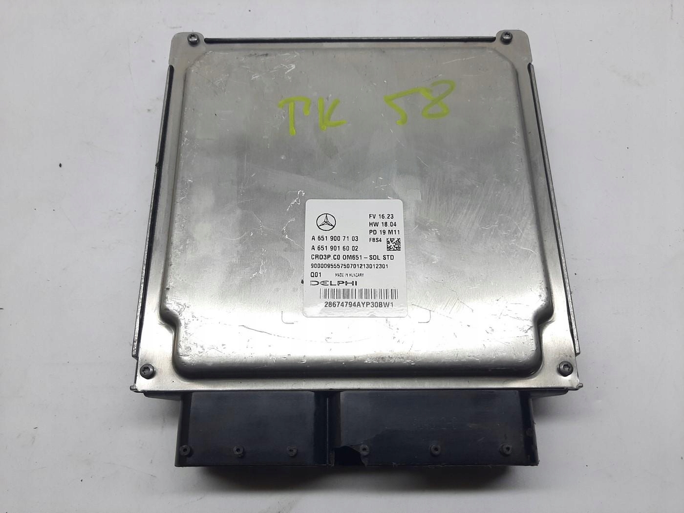 MERCEDES SPRINTER W907 2.2 CDI KOMPUTER SILNIKA A6519007103 A6519016002