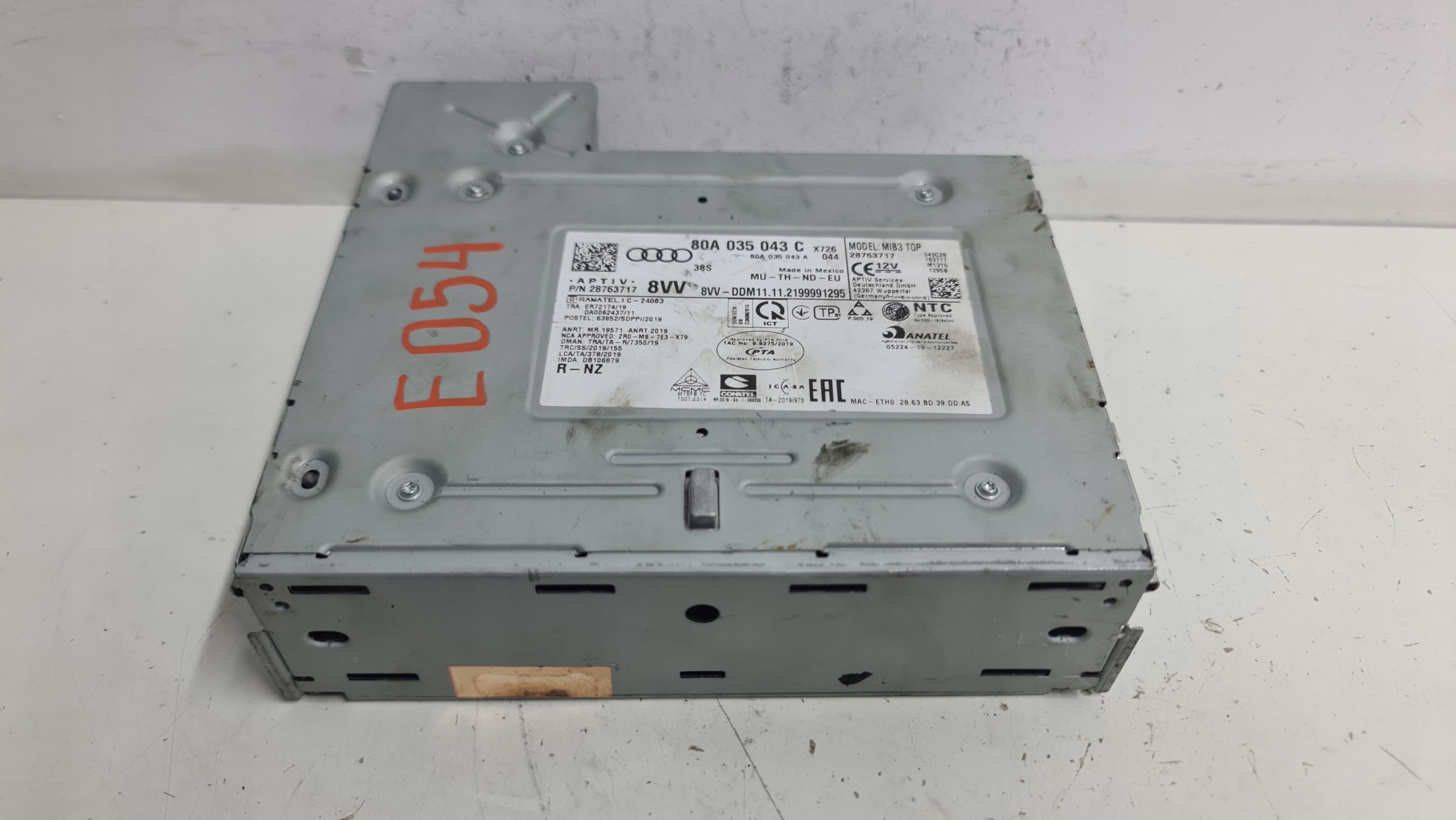 Audi Q5 jednostka sterująca MMI czytnik radio navi 80A035043C