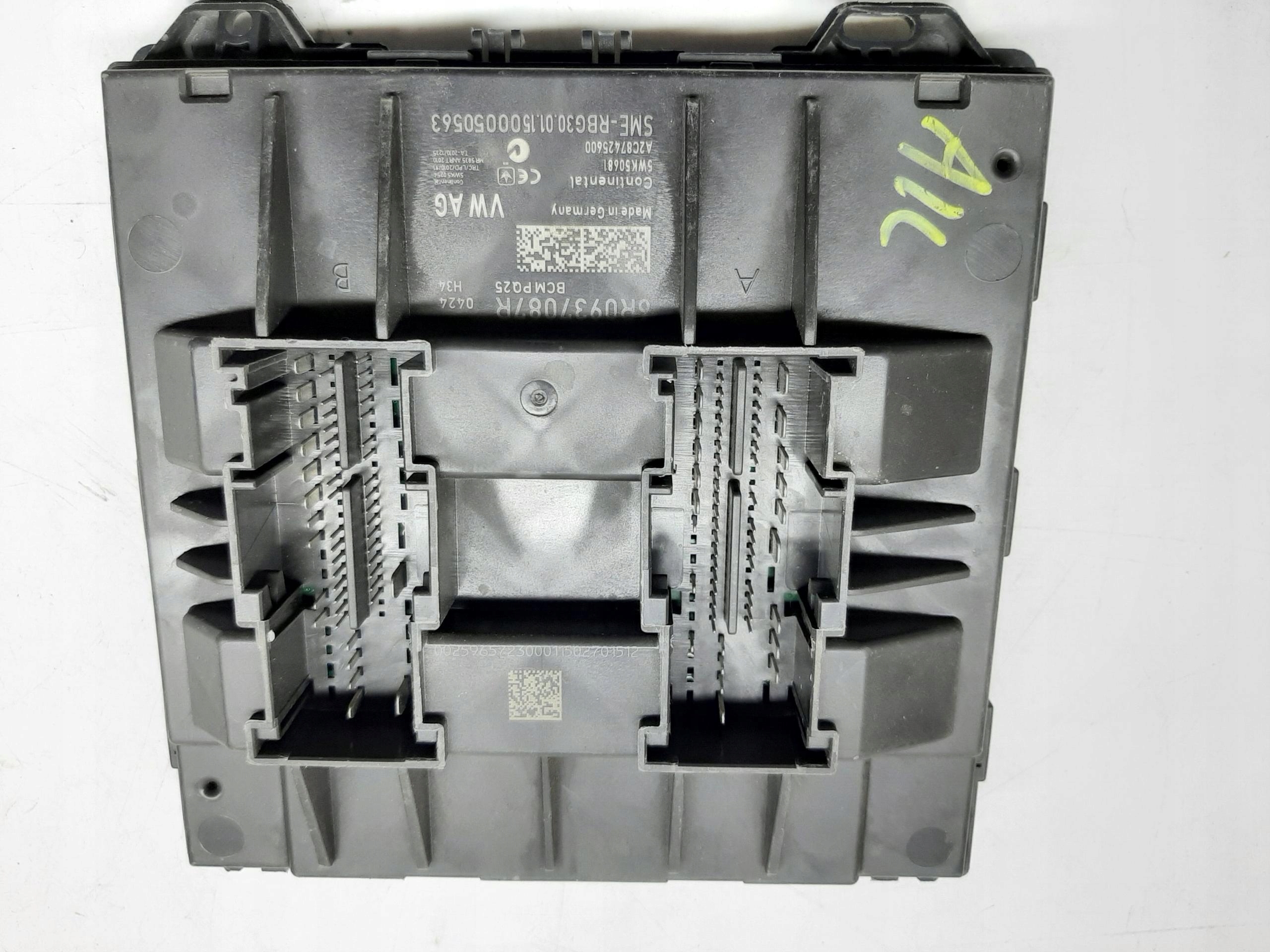SKODA RAPID 2012- MODUŁ KOMFORTU STEROWNIK BCM 6R0937087R